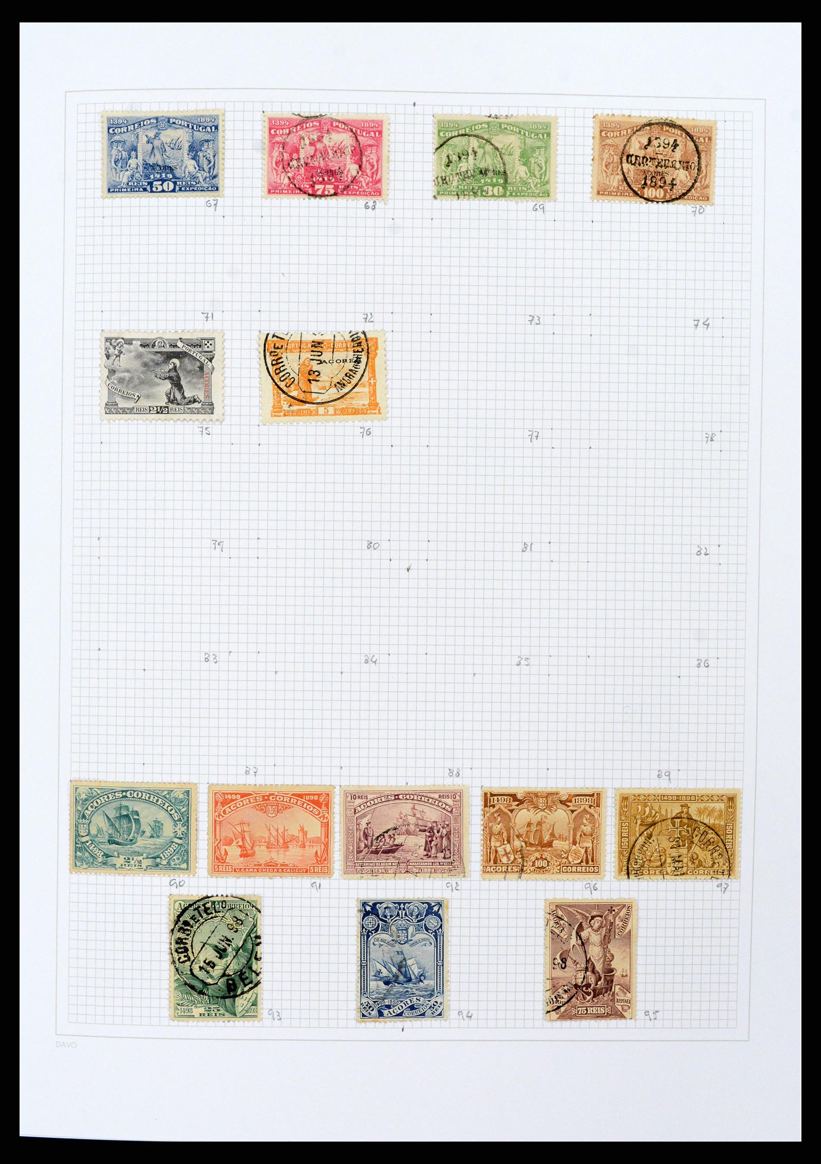 38173 0003 - Postzegelverzameling 38173 Azoren en Madeira 1870-2018.
