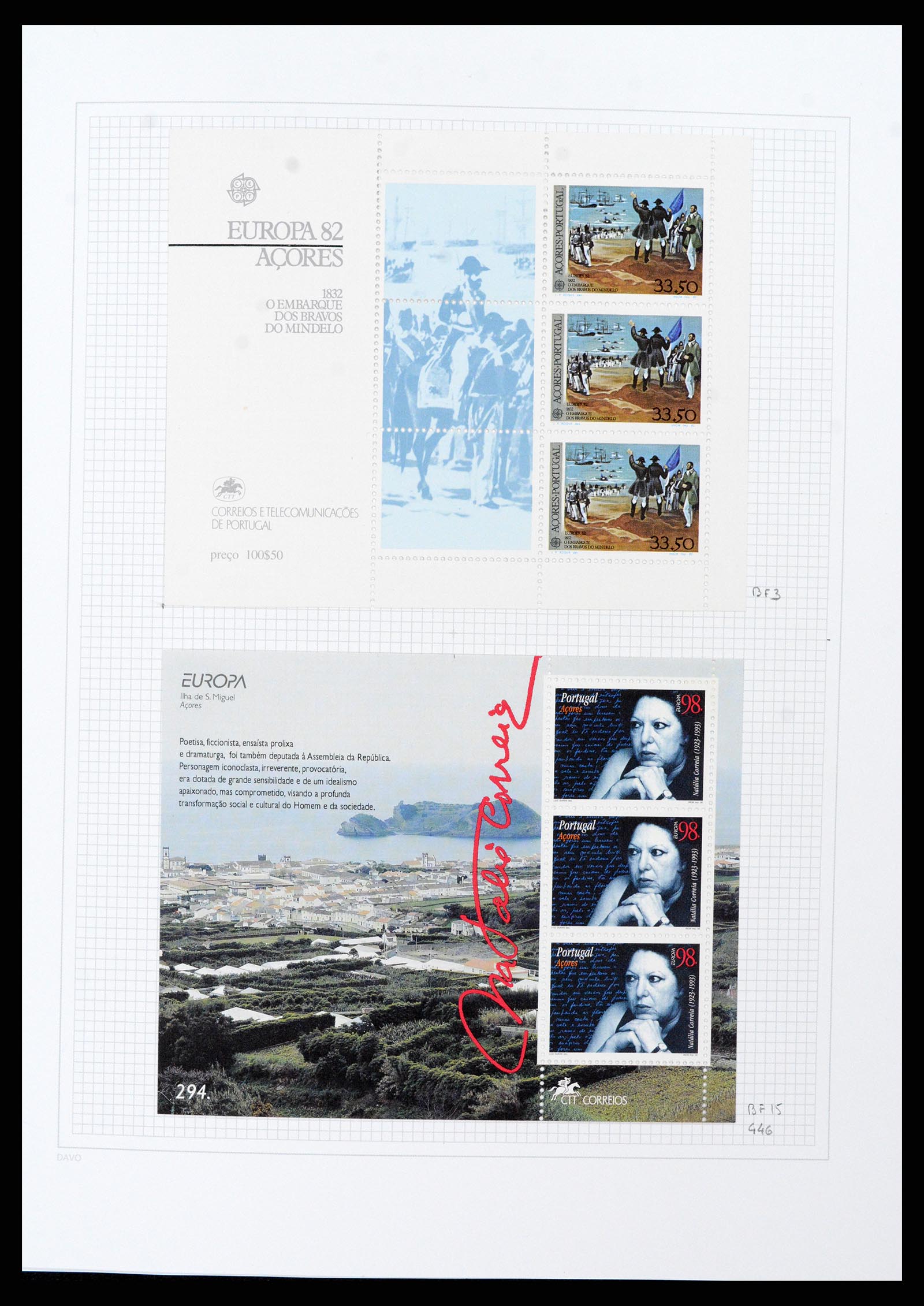 38173 0024 - Postzegelverzameling 38173 Azoren en Madeira 1870-2018.