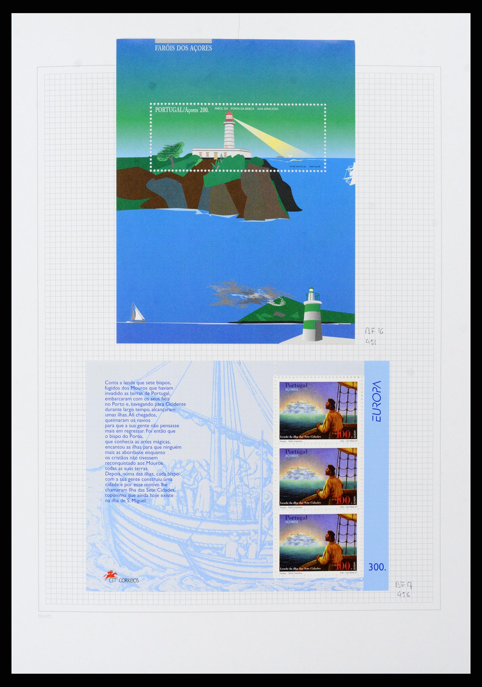 38173 0025 - Postzegelverzameling 38173 Azoren en Madeira 1870-2018.