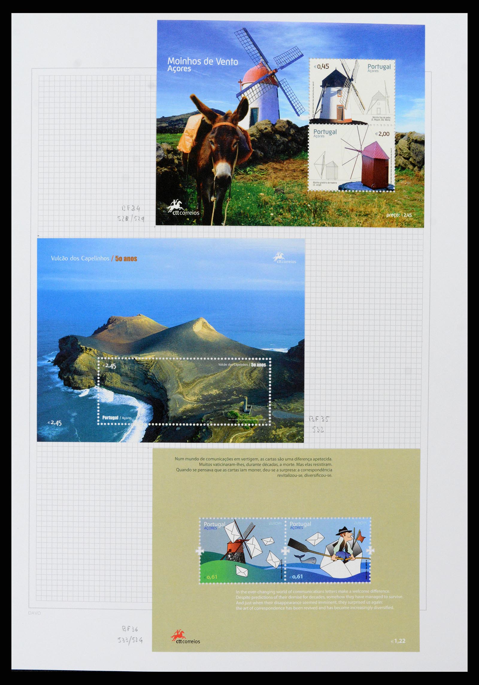 38173 0033 - Postzegelverzameling 38173 Azoren en Madeira 1870-2018.
