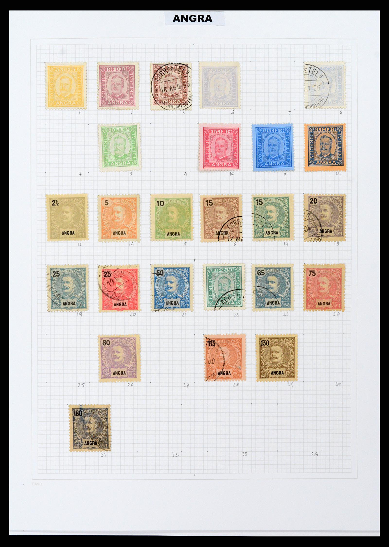 38173 0047 - Stamp collection 38173 Azores and Madeira 1870-2018.
