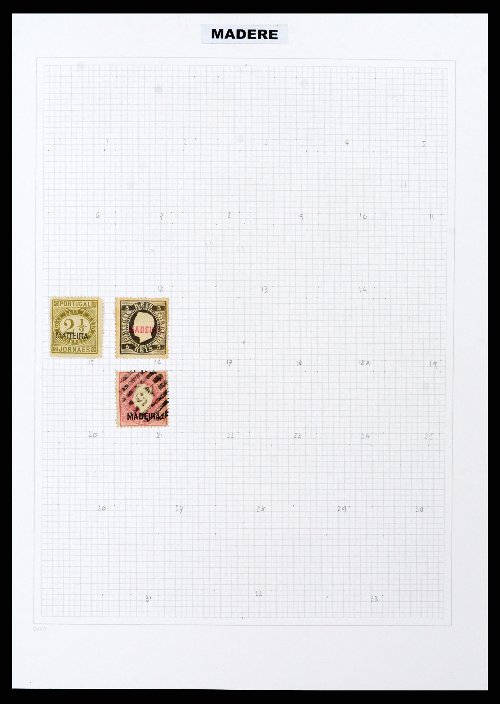 38173 0050 - Stamp collection 38173 Azores and Madeira 1870-2018.