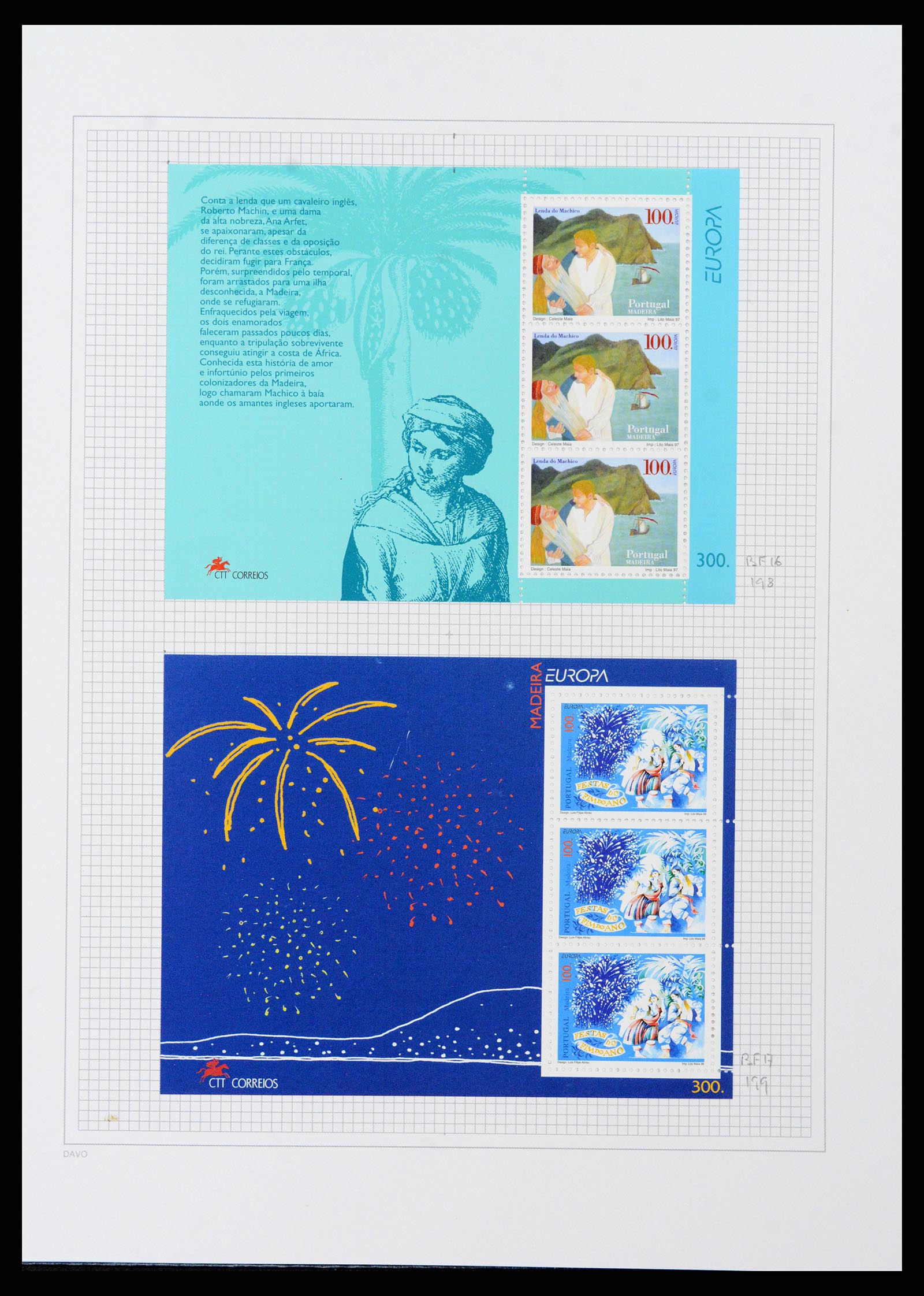 38173 0078 - Stamp collection 38173 Azores and Madeira 1870-2018.