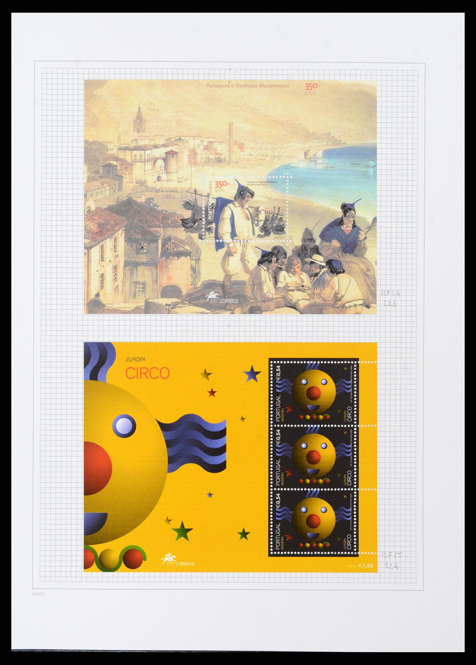 38173 0082 - Postzegelverzameling 38173 Azoren en Madeira 1870-2018.