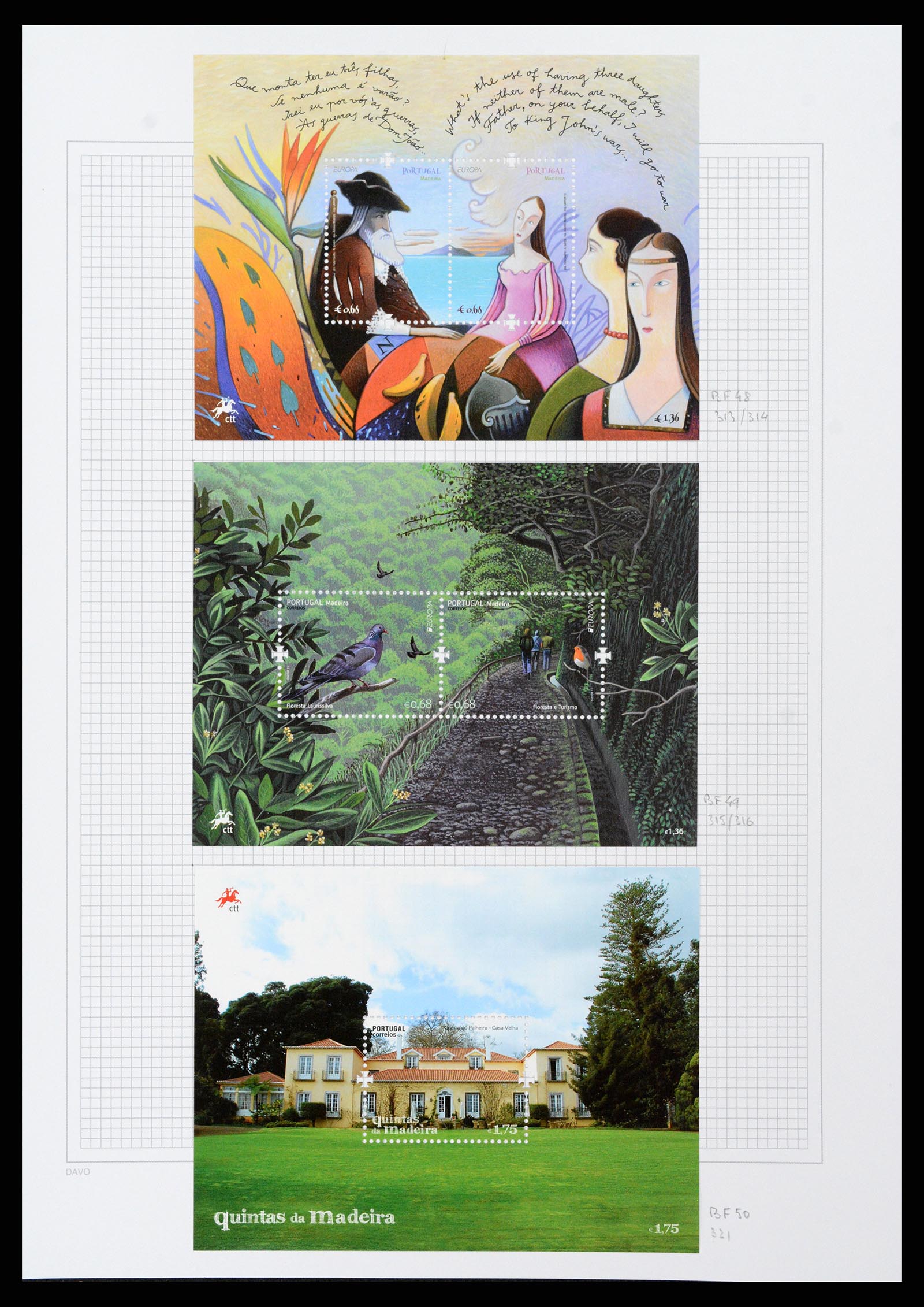 38173 0091 - Postzegelverzameling 38173 Azoren en Madeira 1870-2018.