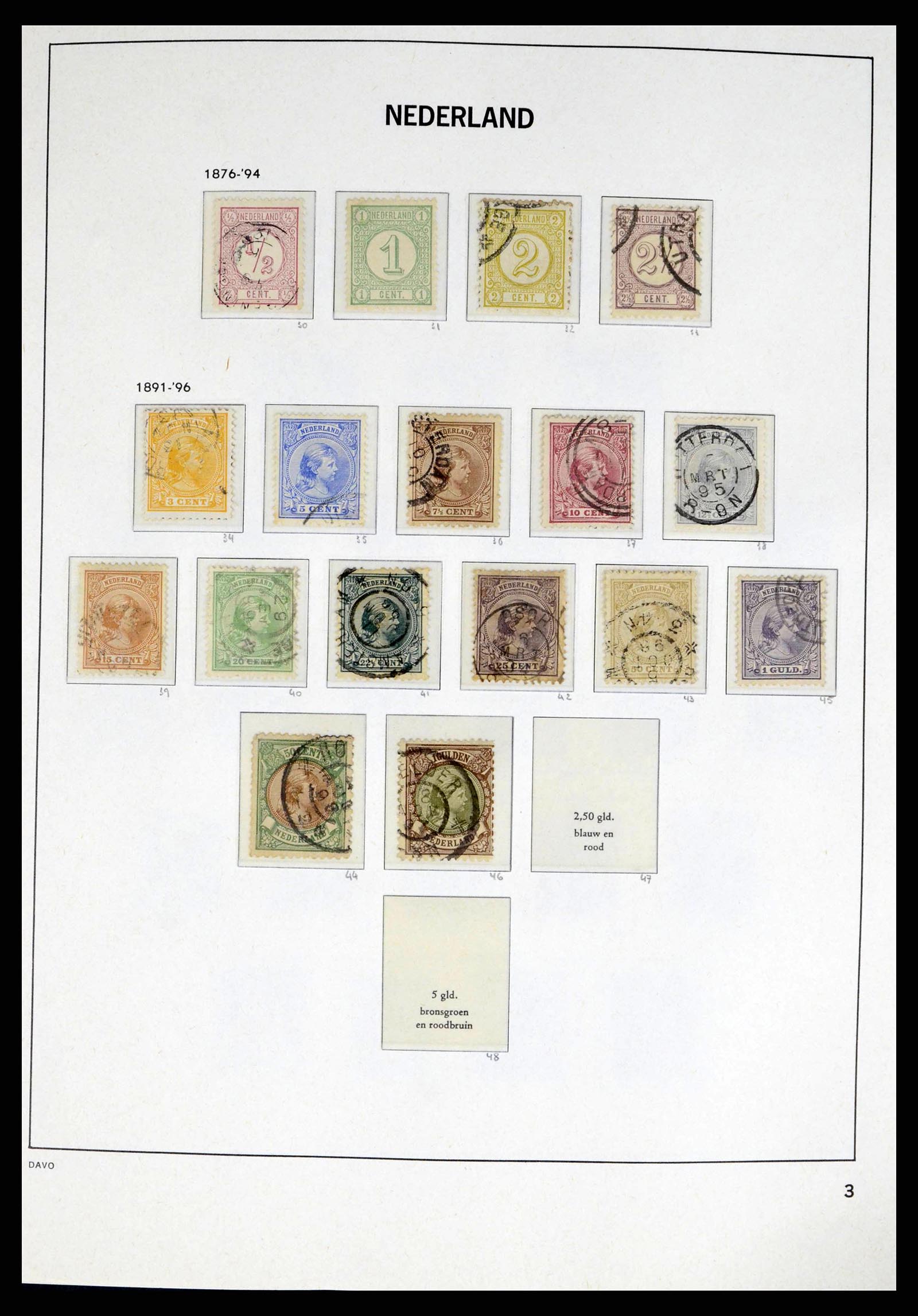 38174 0003 - Stamp collection 38174 Netherlands 1852-2015.