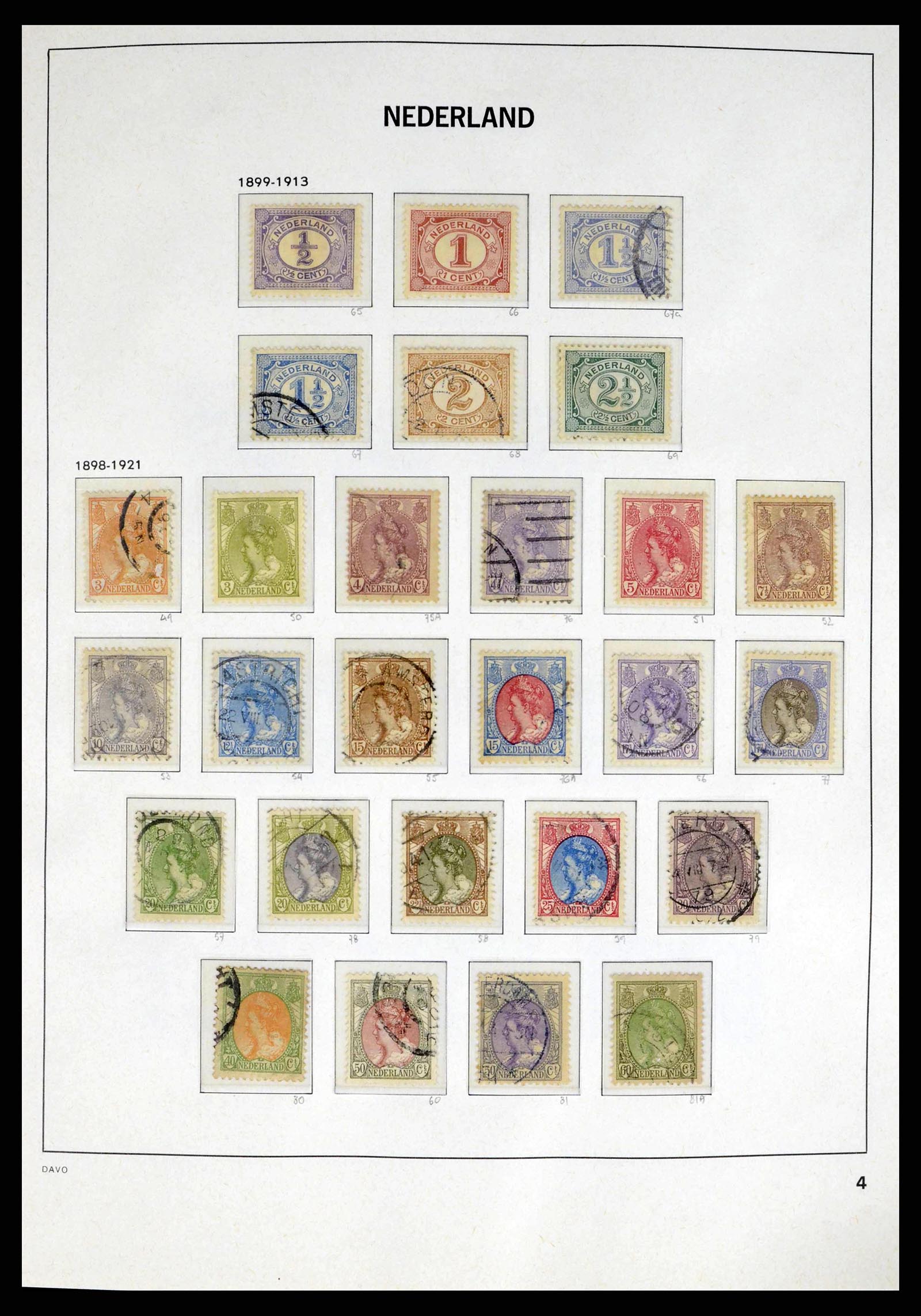 38174 0004 - Postzegelverzameling 38174 Nederland 1852-2015.