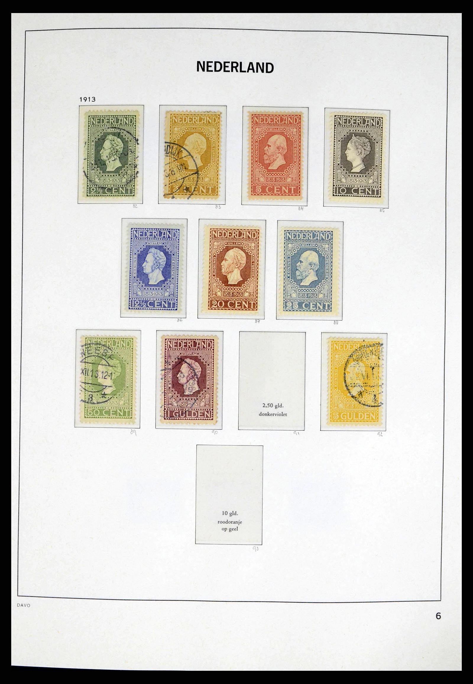 38174 0006 - Postzegelverzameling 38174 Nederland 1852-2015.