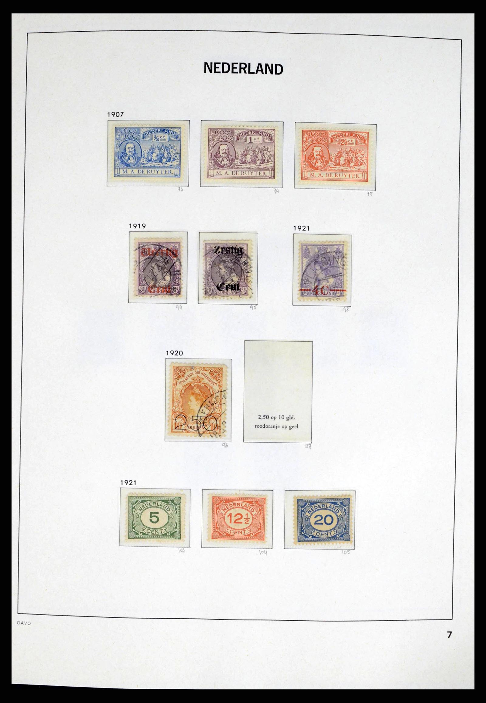 38174 0007 - Stamp collection 38174 Netherlands 1852-2015.