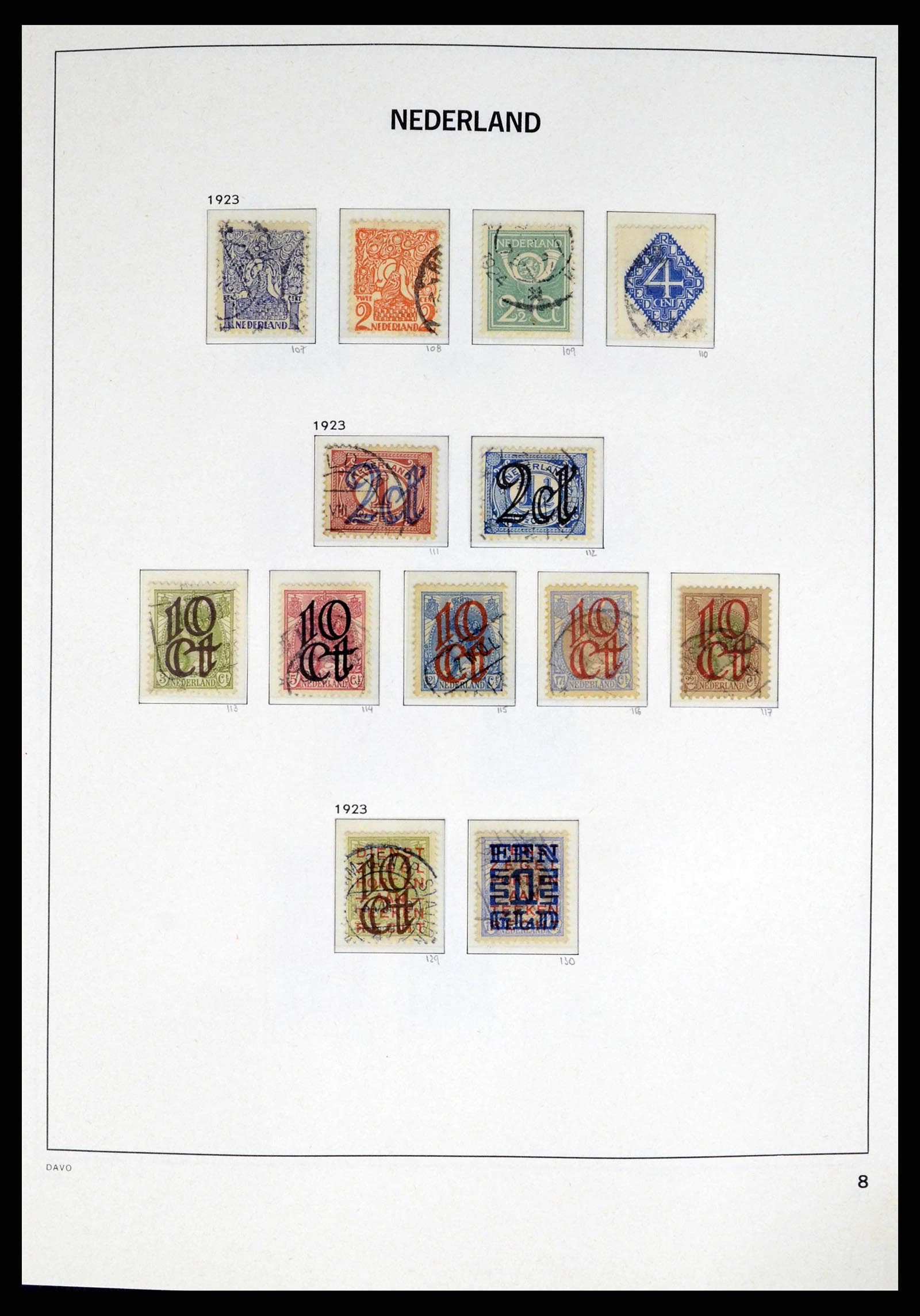 38174 0008 - Stamp collection 38174 Netherlands 1852-2015.