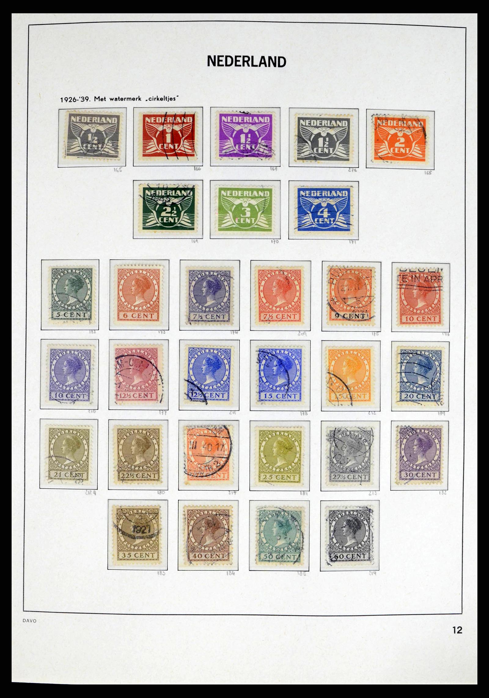 38174 0012 - Stamp collection 38174 Netherlands 1852-2015.