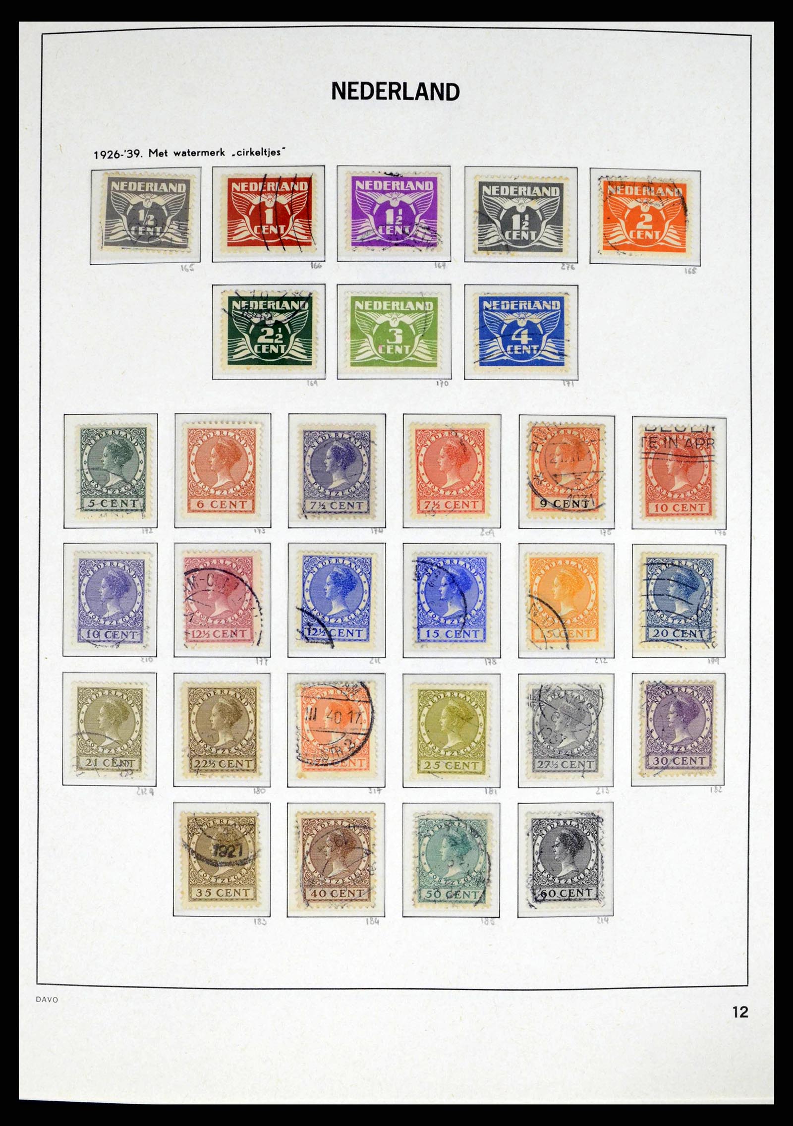 38174 0013 - Stamp collection 38174 Netherlands 1852-2015.
