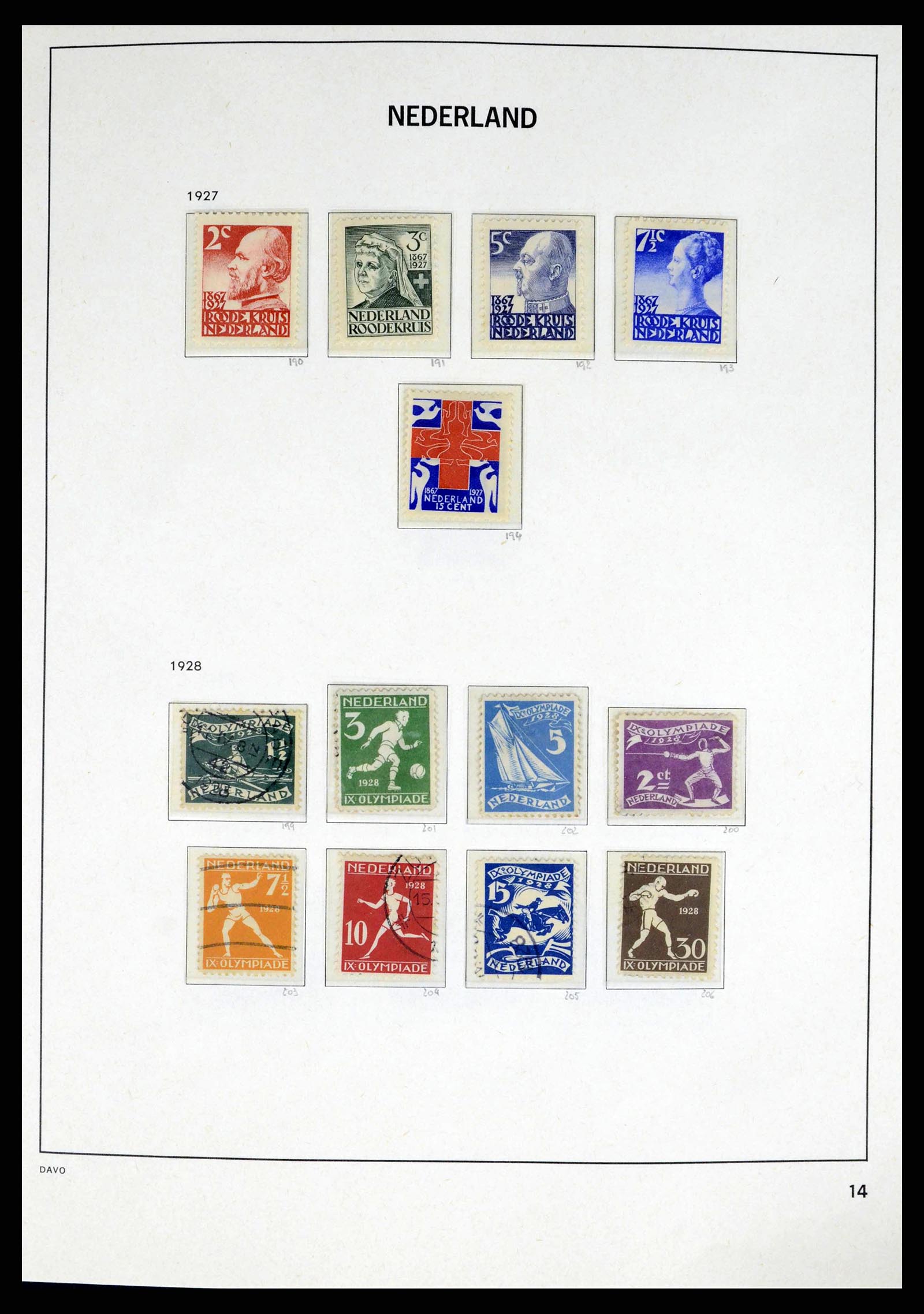 38174 0015 - Stamp collection 38174 Netherlands 1852-2015.