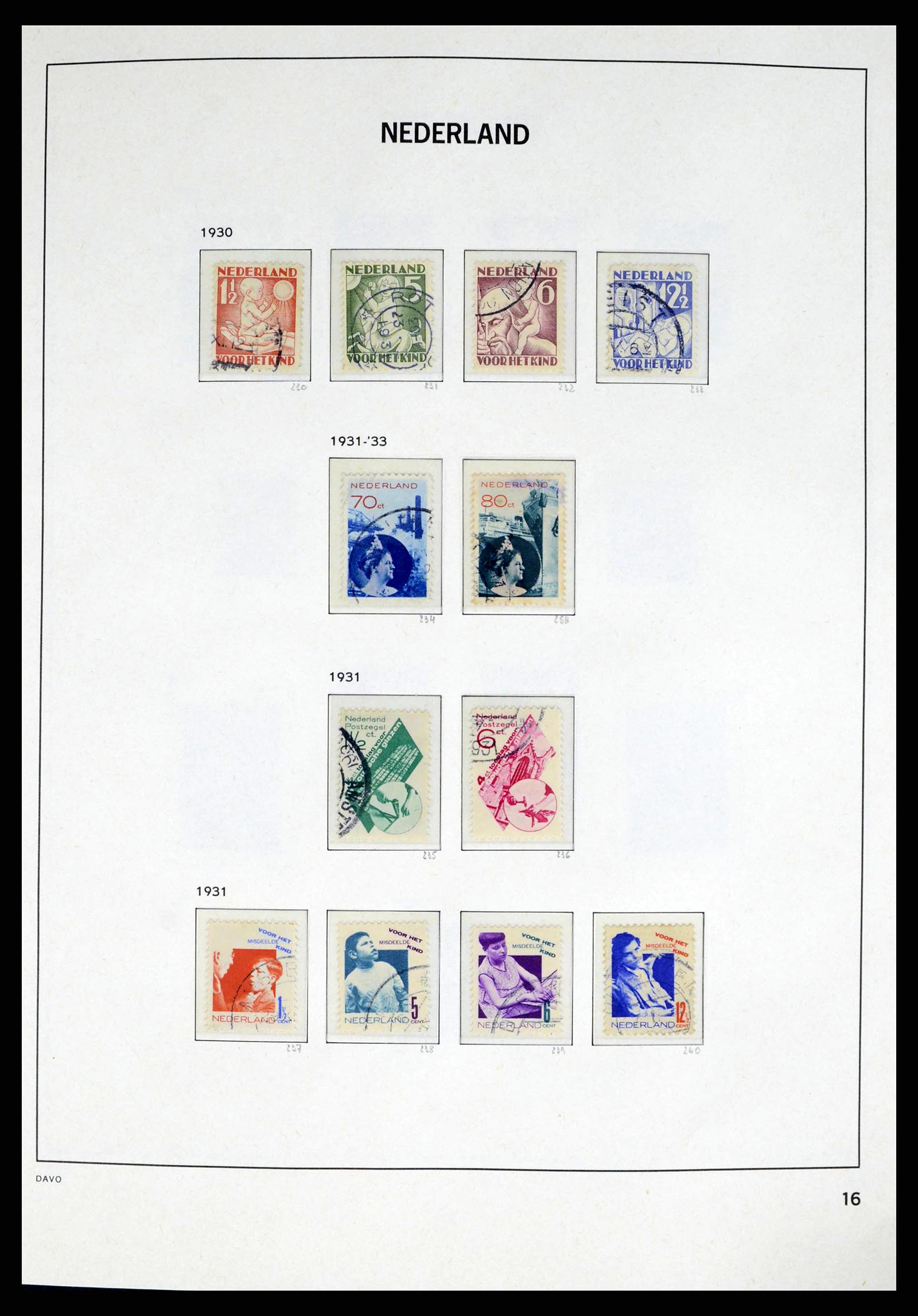 38174 0017 - Stamp collection 38174 Netherlands 1852-2015.