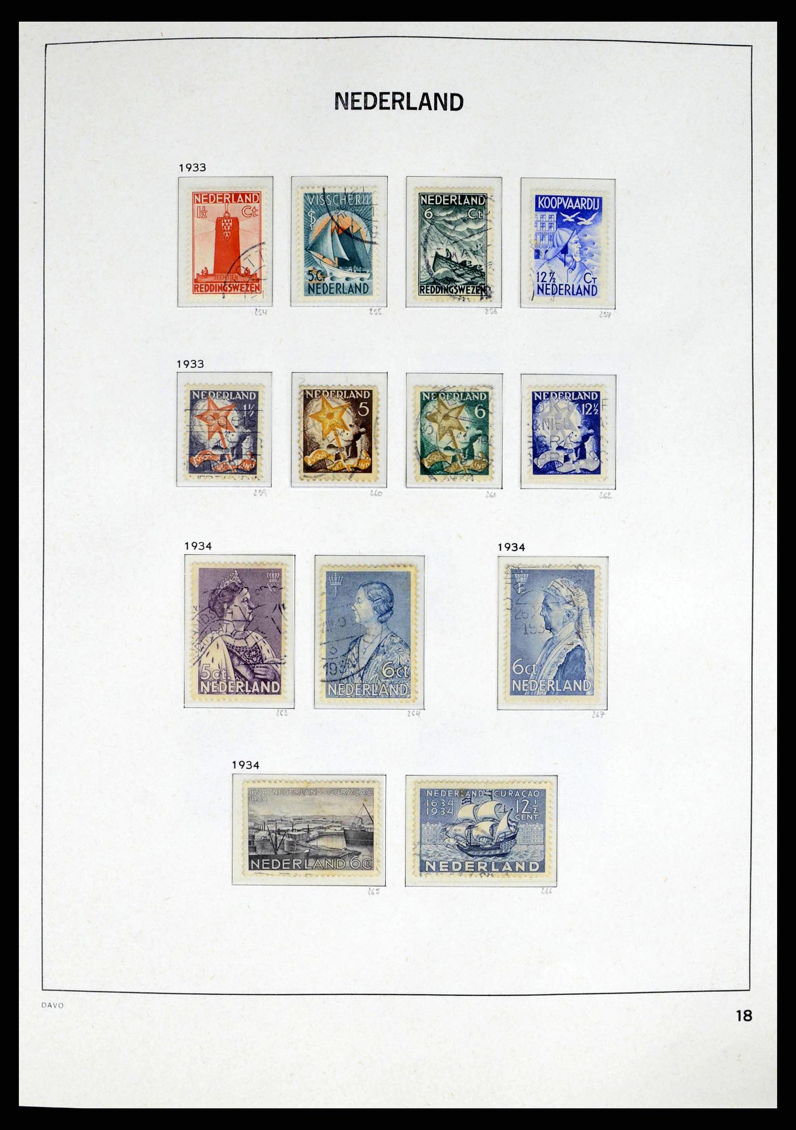 38174 0019 - Stamp collection 38174 Netherlands 1852-2015.