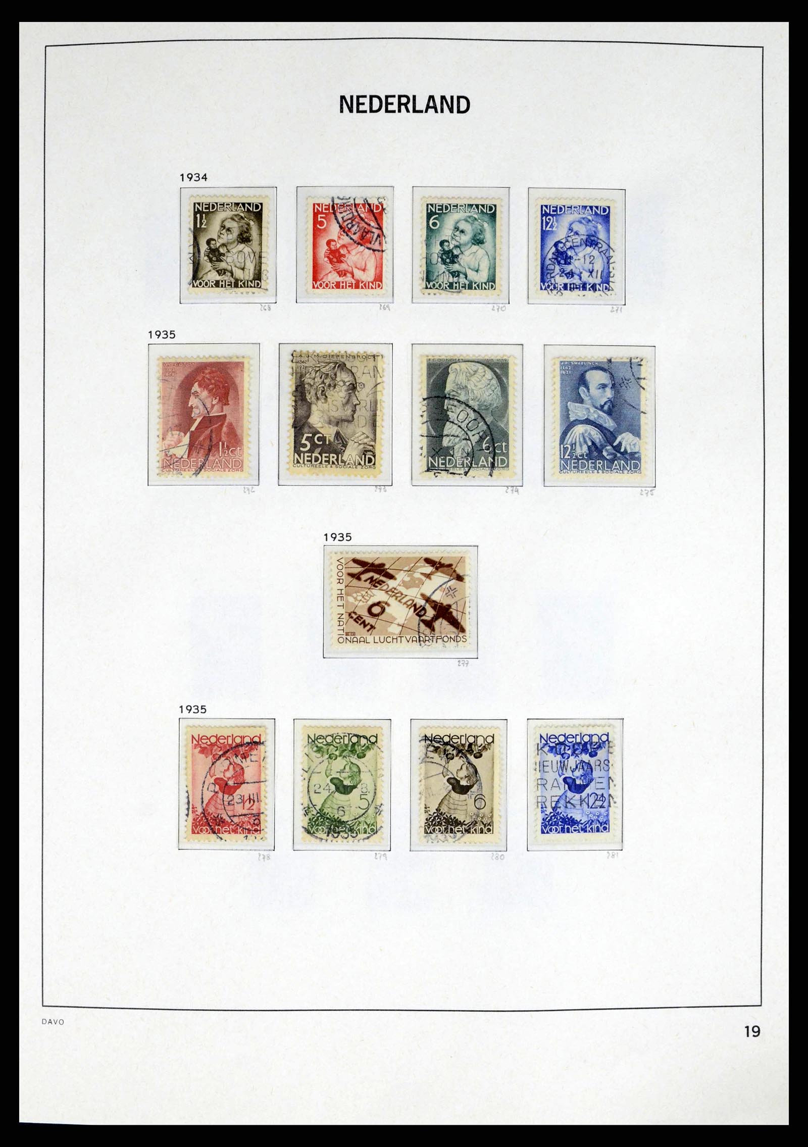 38174 0020 - Stamp collection 38174 Netherlands 1852-2015.