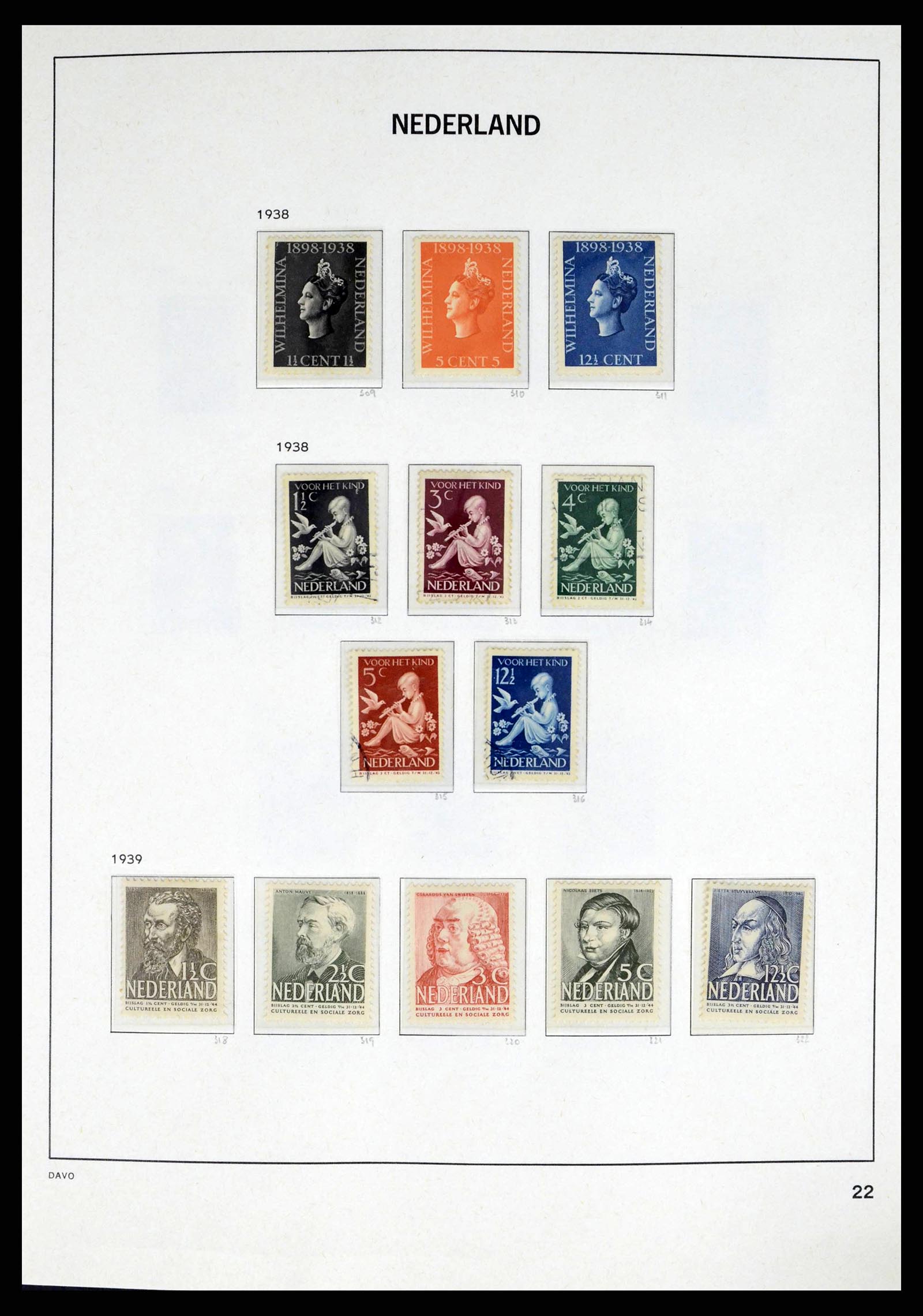 38174 0023 - Stamp collection 38174 Netherlands 1852-2015.