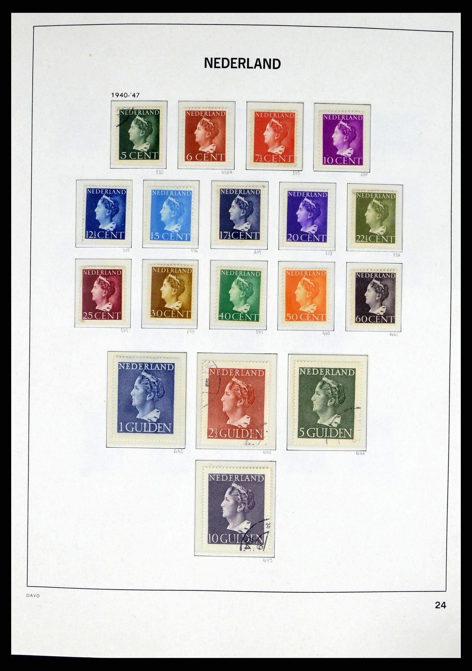 38174 0025 - Stamp collection 38174 Netherlands 1852-2015.