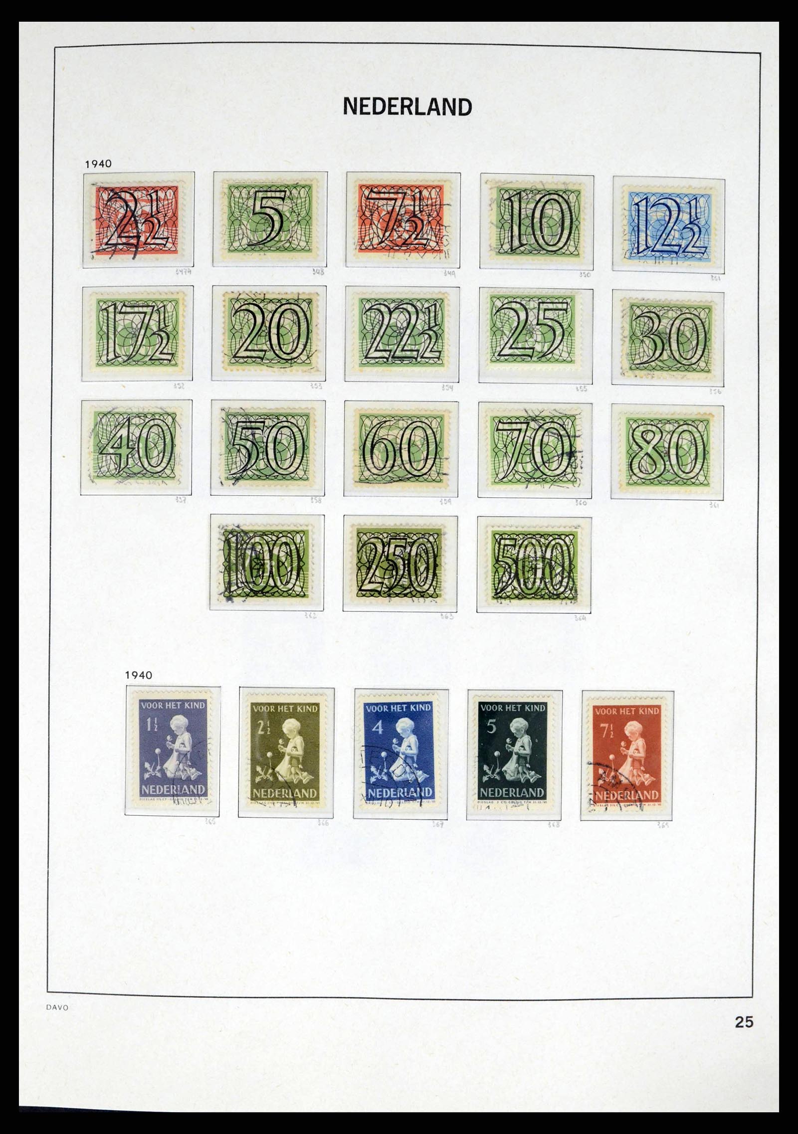 38174 0026 - Stamp collection 38174 Netherlands 1852-2015.