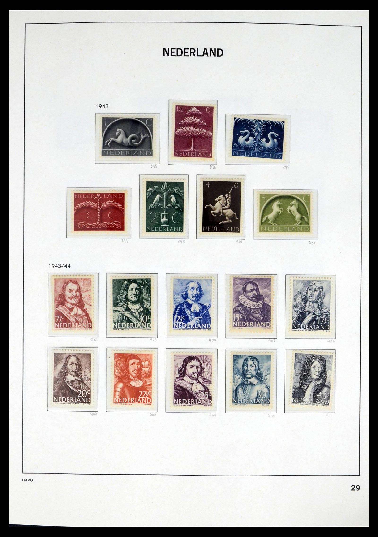 38174 0029 - Stamp collection 38174 Netherlands 1852-2015.