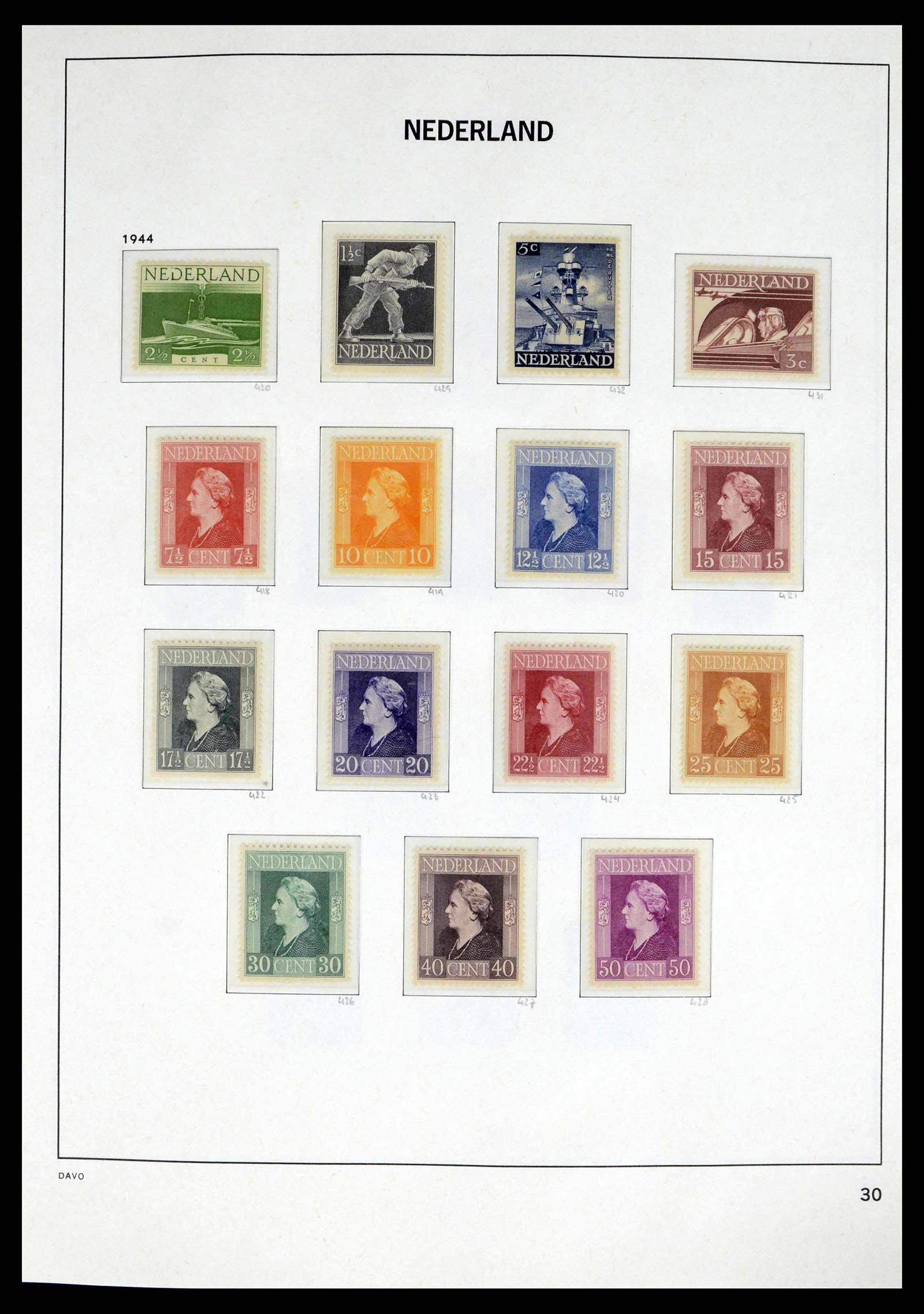 38174 0030 - Stamp collection 38174 Netherlands 1852-2015.