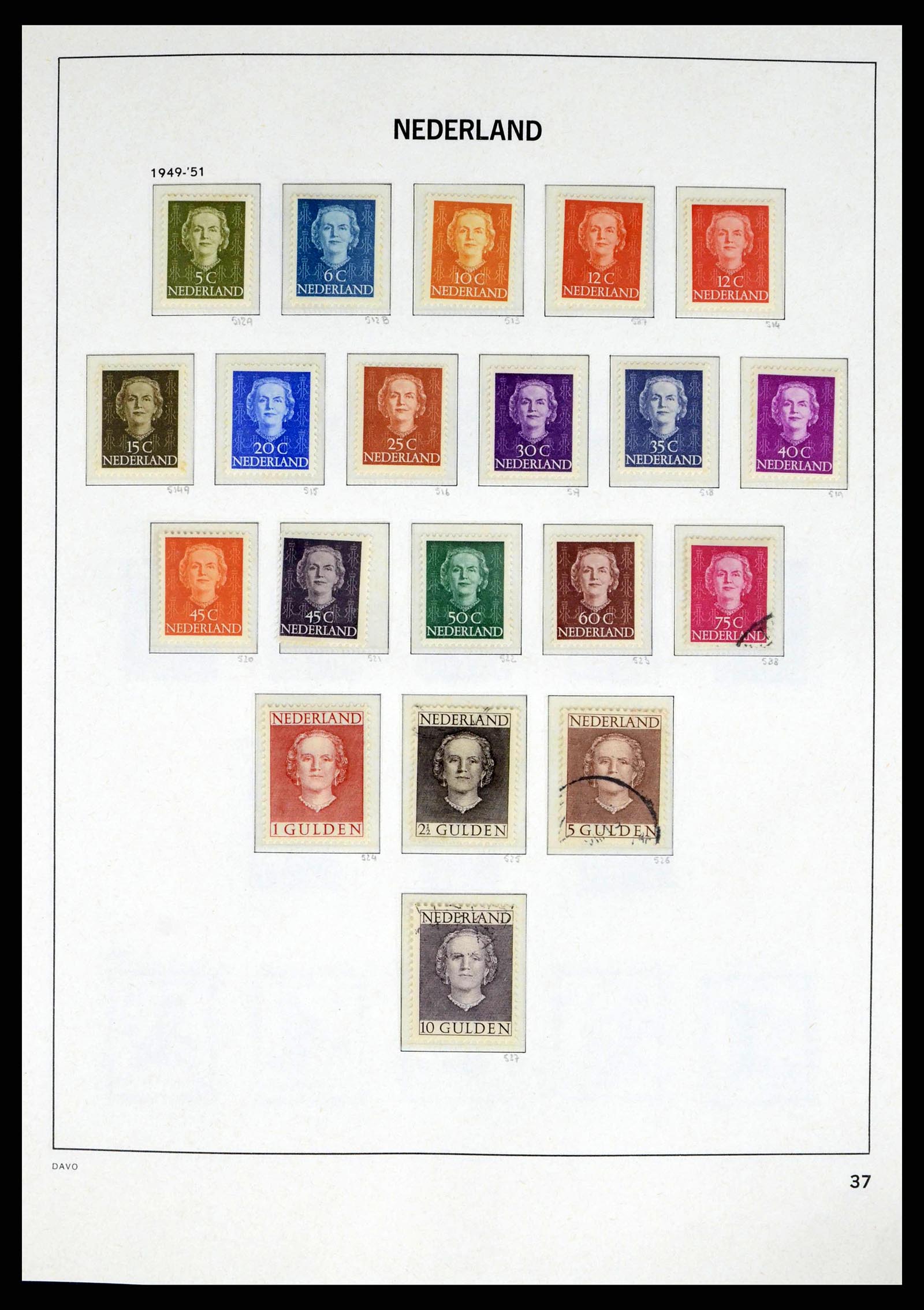 38174 0037 - Stamp collection 38174 Netherlands 1852-2015.