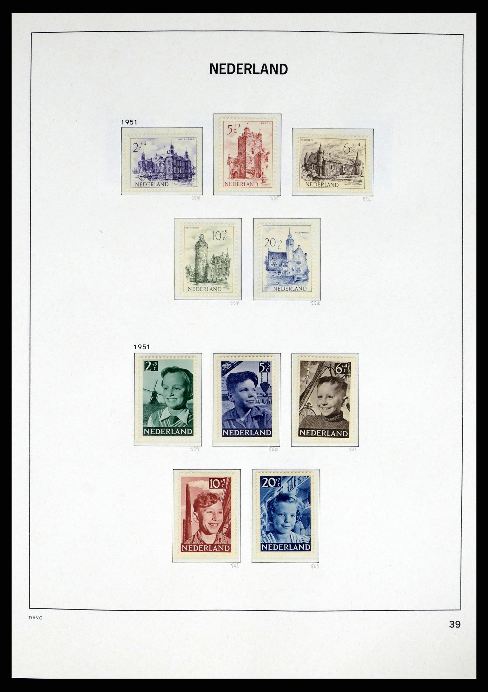 38174 0039 - Stamp collection 38174 Netherlands 1852-2015.