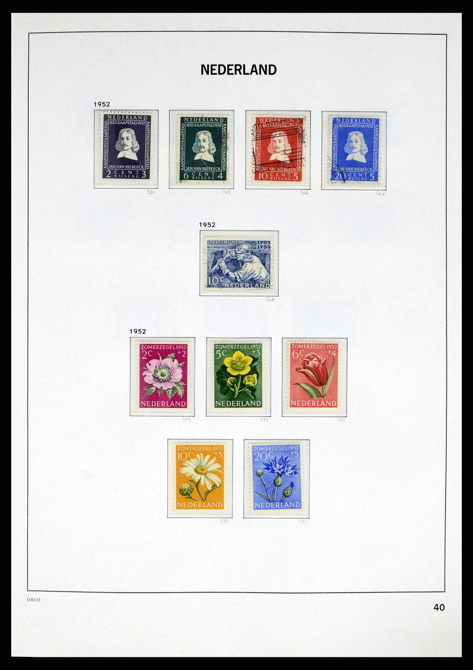 38174 0040 - Stamp collection 38174 Netherlands 1852-2015.