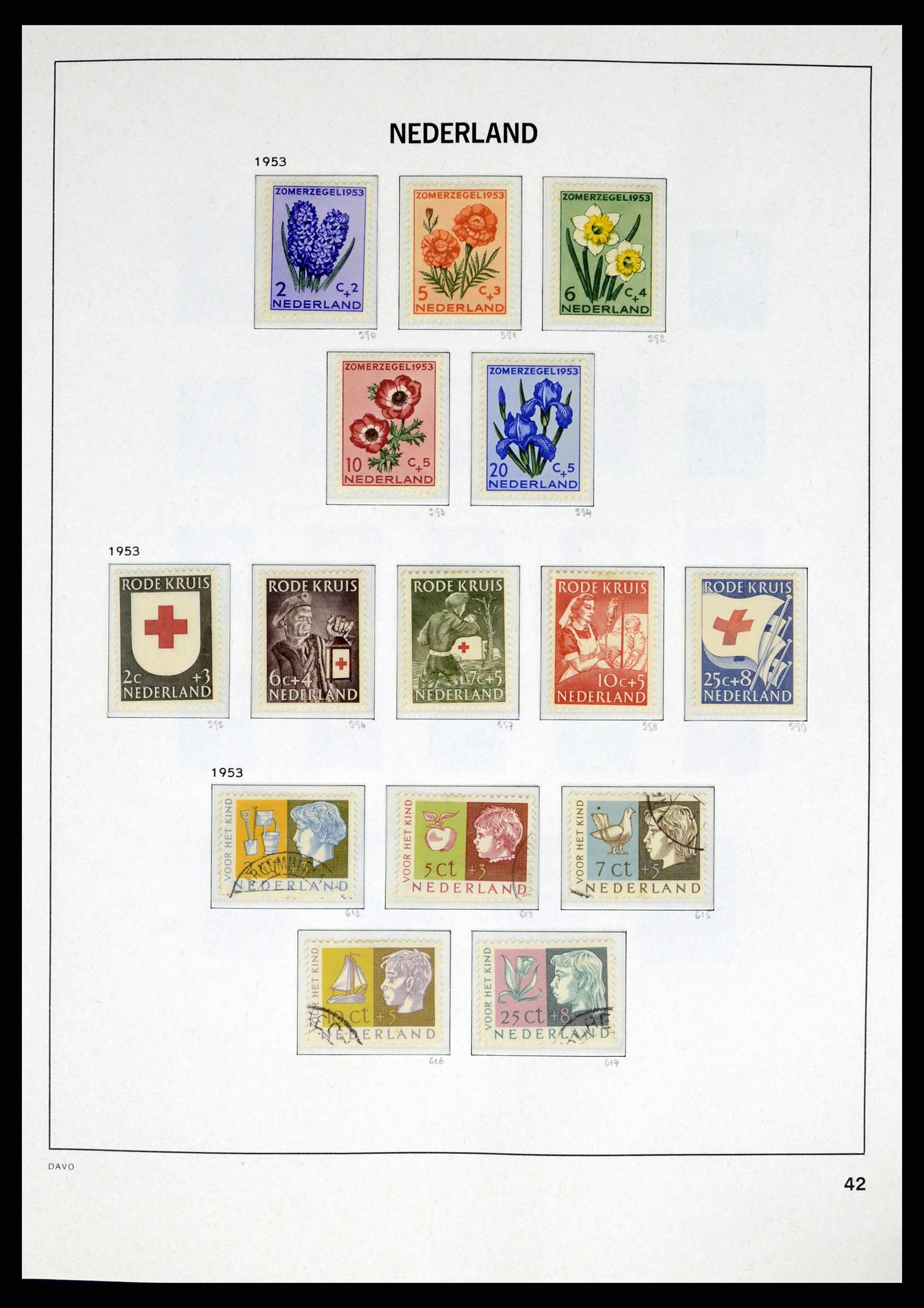 38174 0042 - Stamp collection 38174 Netherlands 1852-2015.