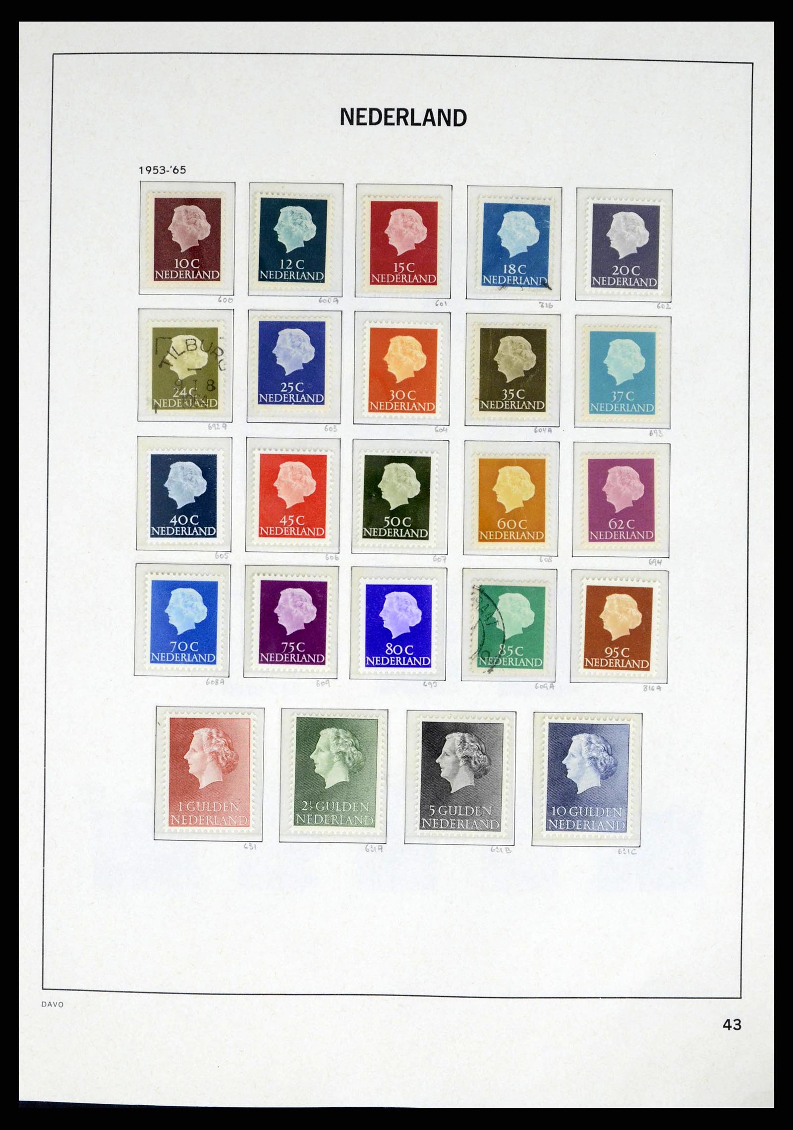 38174 0043 - Stamp collection 38174 Netherlands 1852-2015.