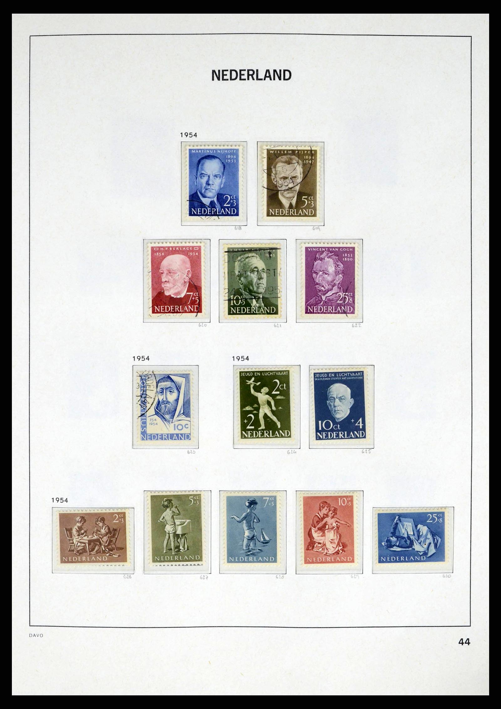 38174 0044 - Stamp collection 38174 Netherlands 1852-2015.