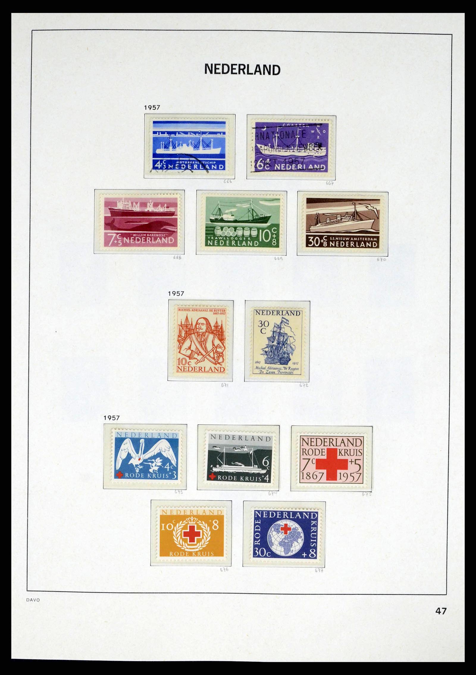 38174 0047 - Stamp collection 38174 Netherlands 1852-2015.