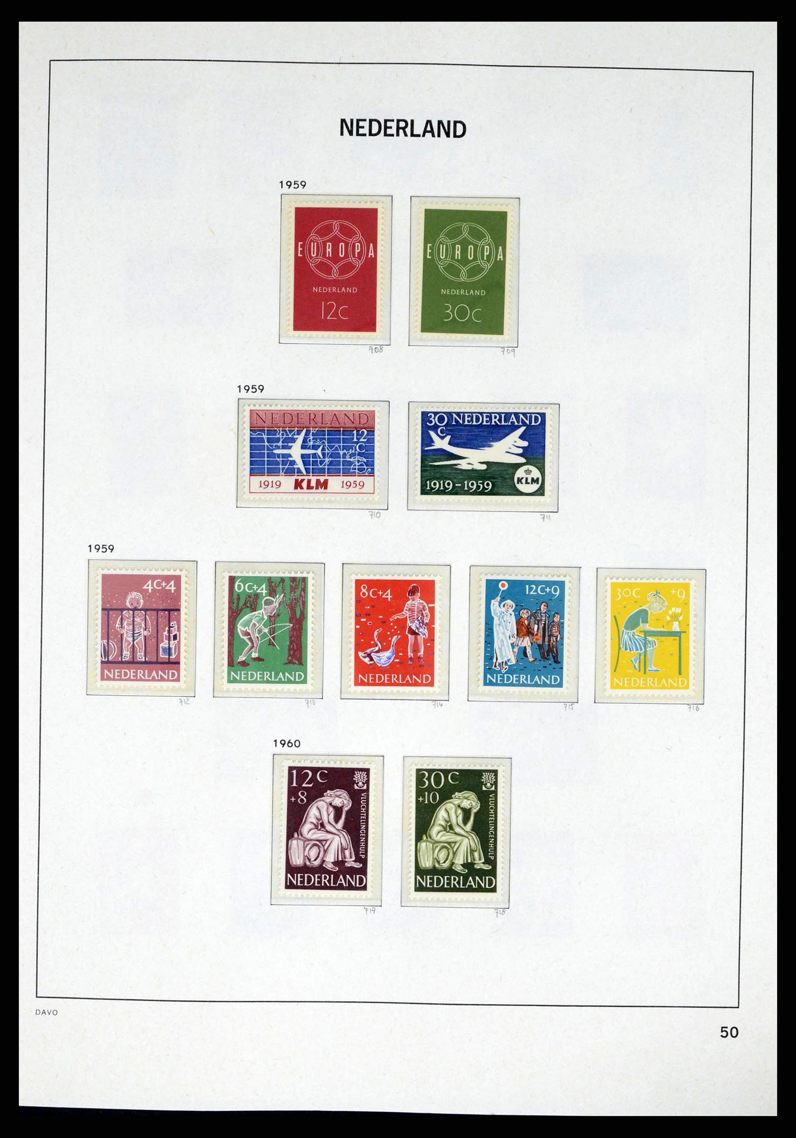 38174 0050 - Stamp collection 38174 Netherlands 1852-2015.