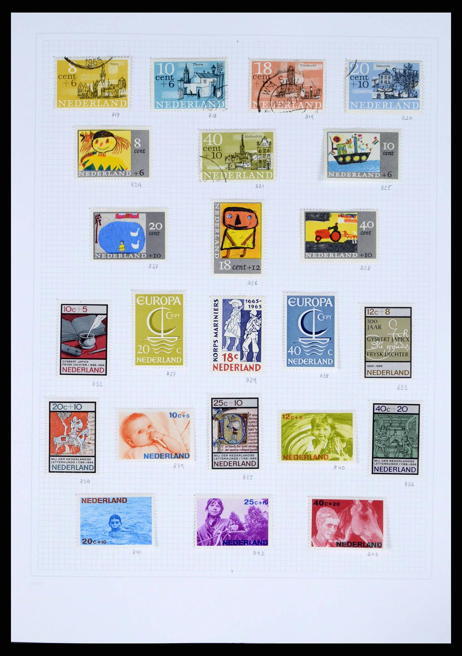 38174 0055 - Stamp collection 38174 Netherlands 1852-2015.