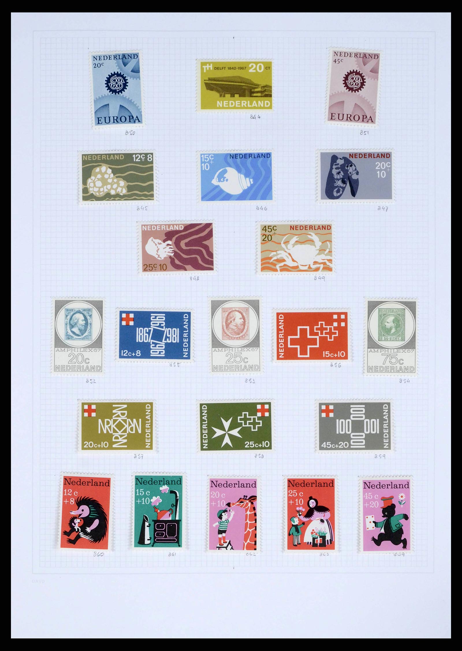 38174 0056 - Stamp collection 38174 Netherlands 1852-2015.