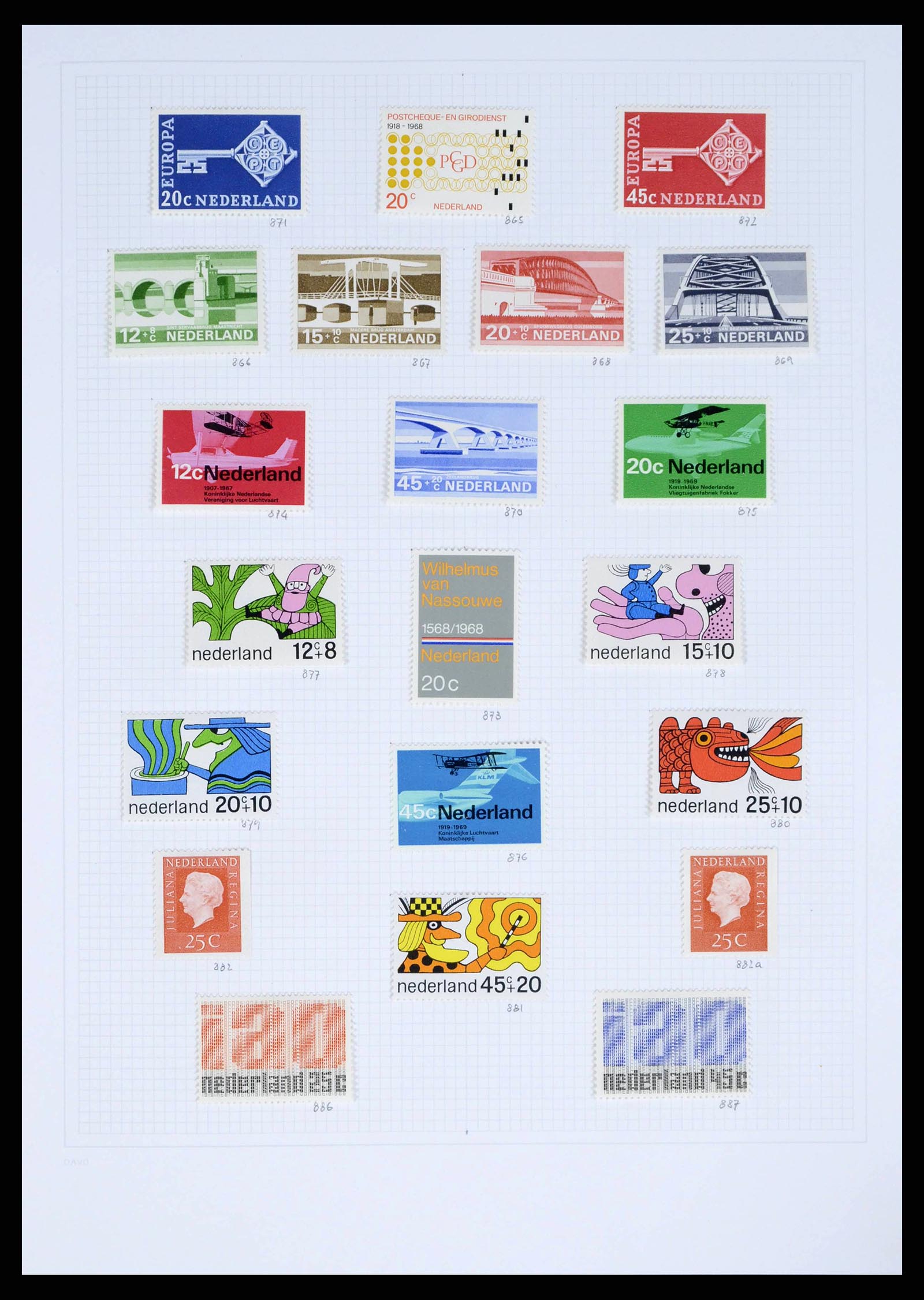 38174 0057 - Stamp collection 38174 Netherlands 1852-2015.