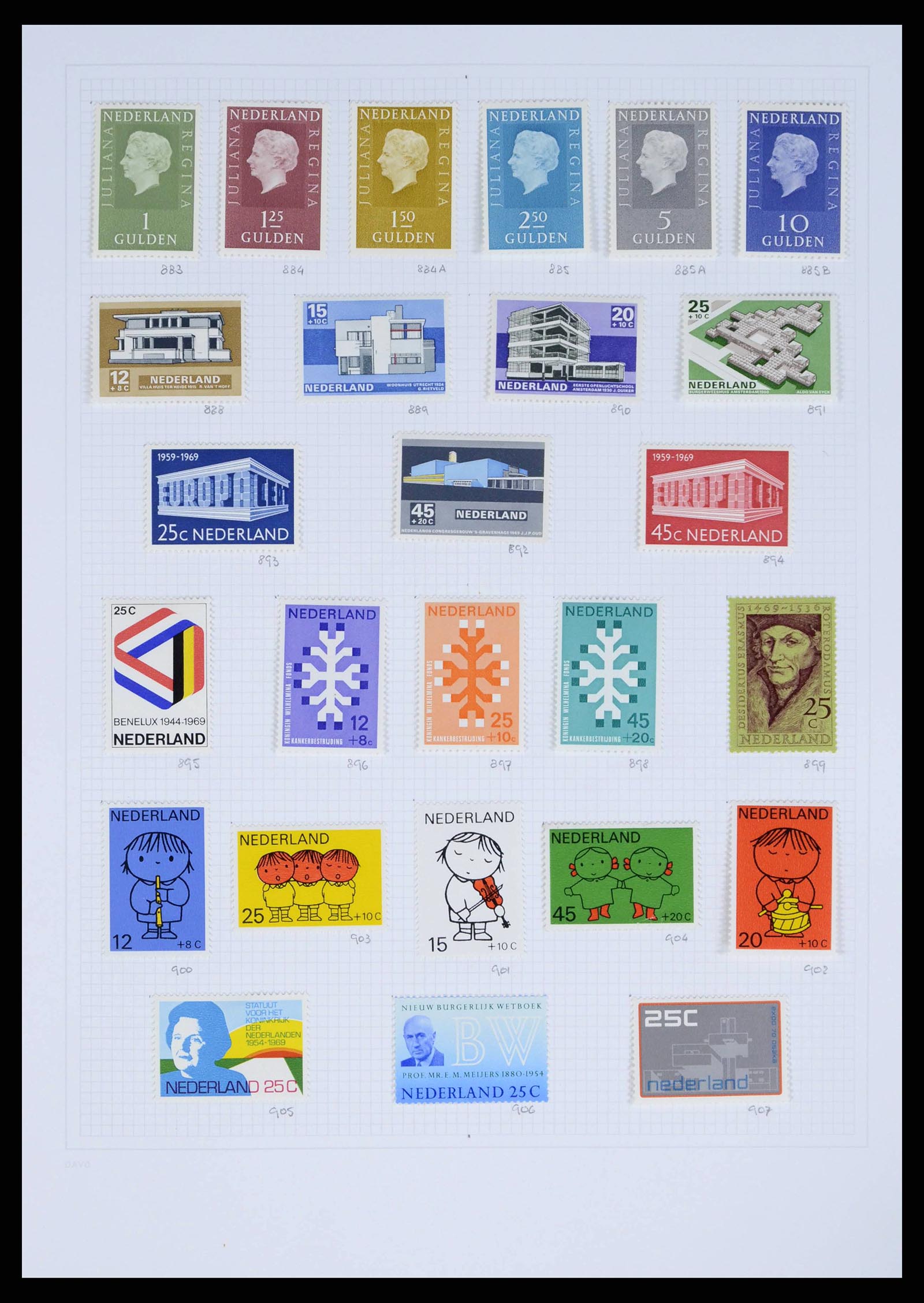 38174 0058 - Stamp collection 38174 Netherlands 1852-2015.