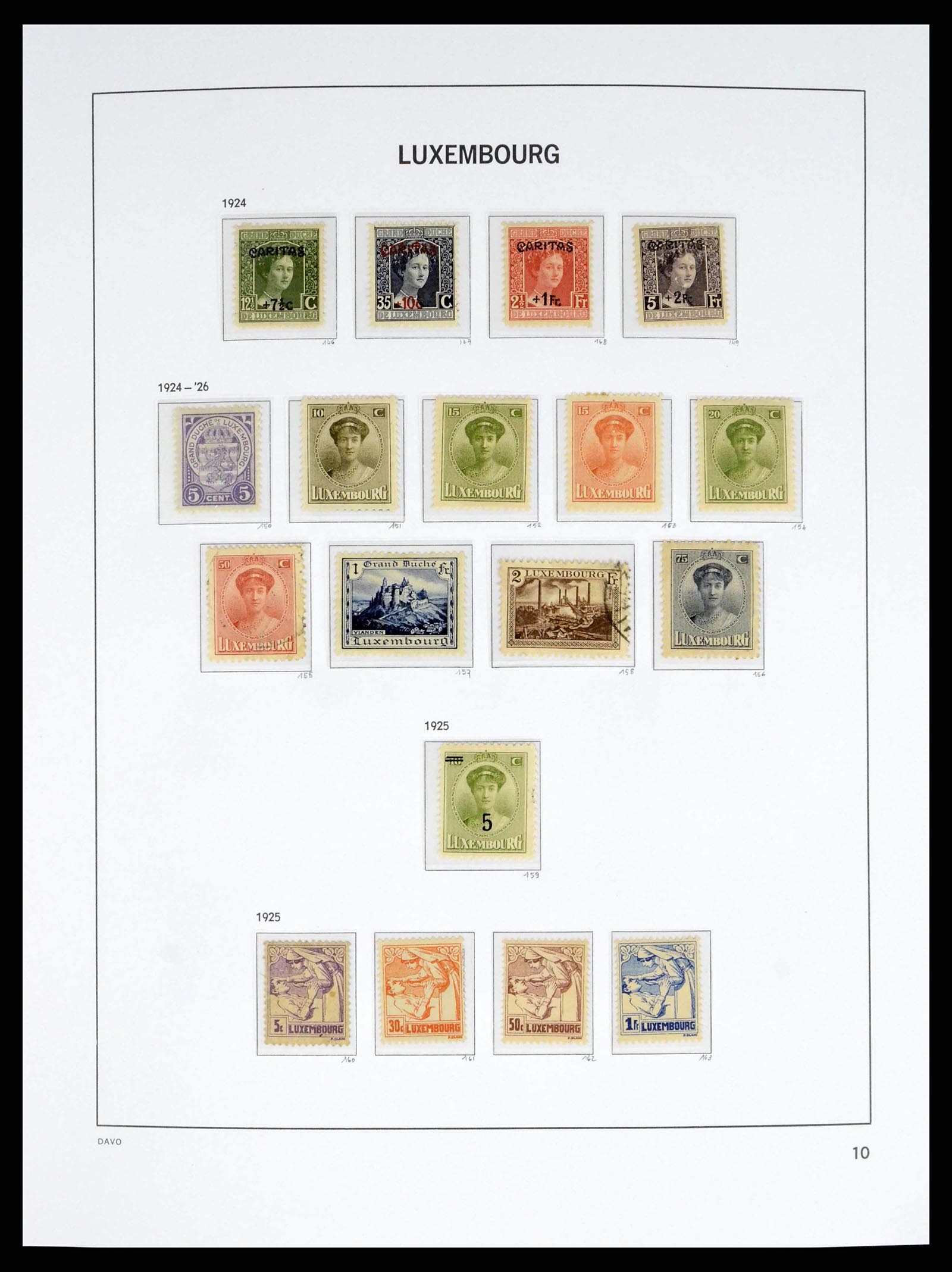 38176 0010 - Stamp collection 38176 Luxembourg 1852-2021!