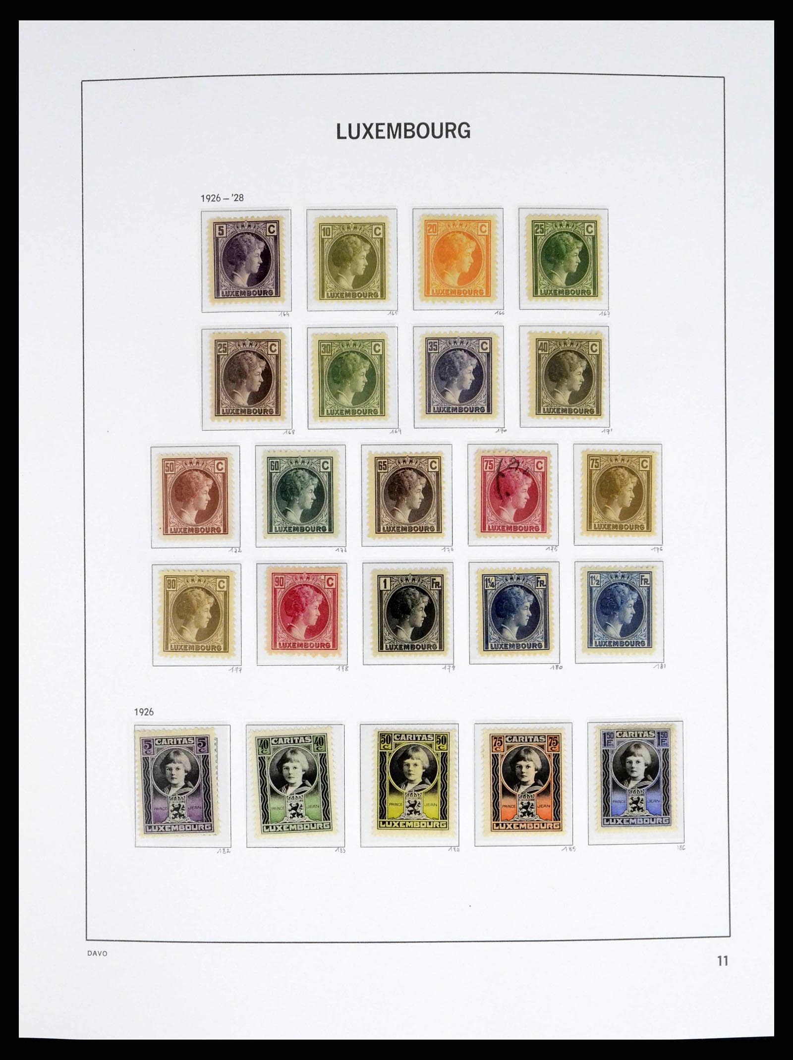 38176 0011 - Stamp collection 38176 Luxembourg 1852-2021!