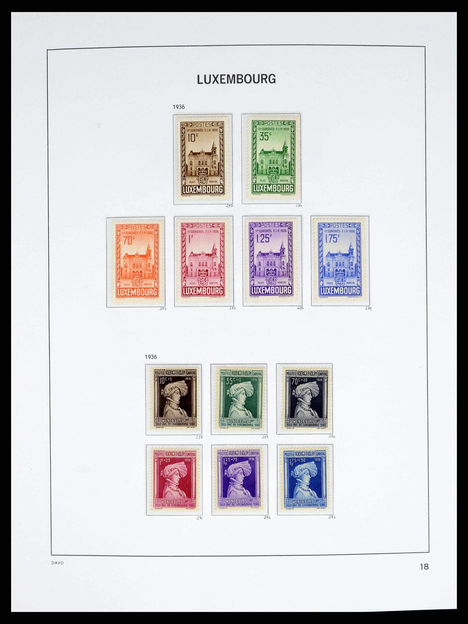 38176 0018 - Stamp collection 38176 Luxembourg 1852-2021!