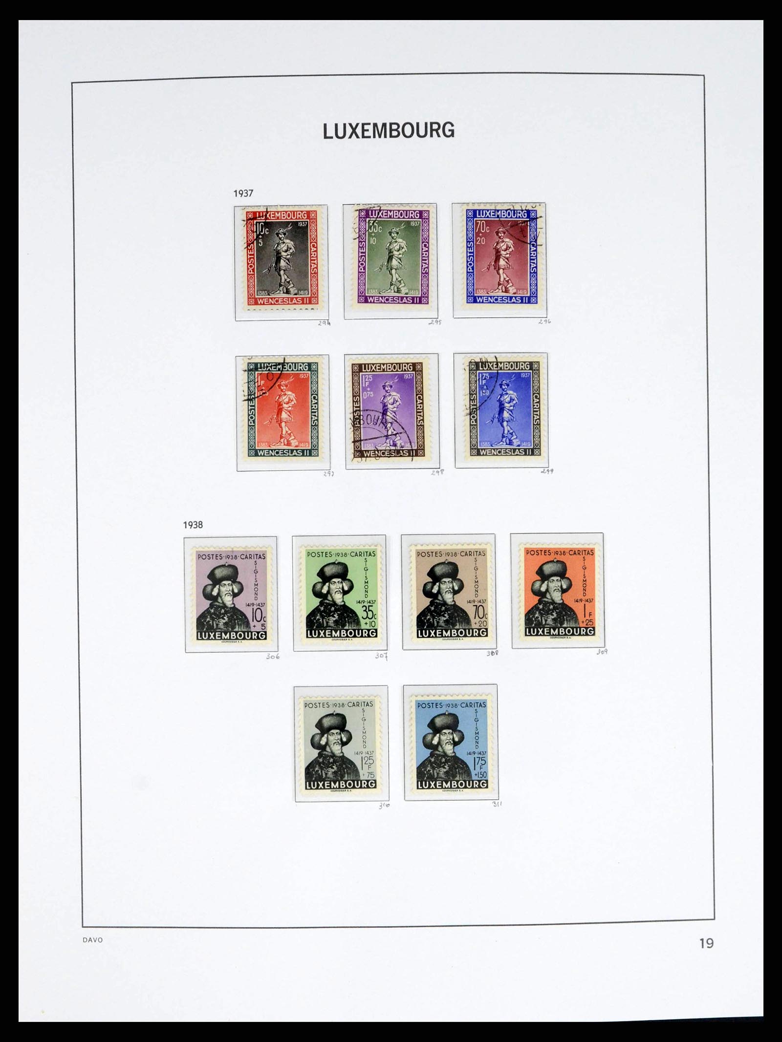38176 0019 - Stamp collection 38176 Luxembourg 1852-2021!