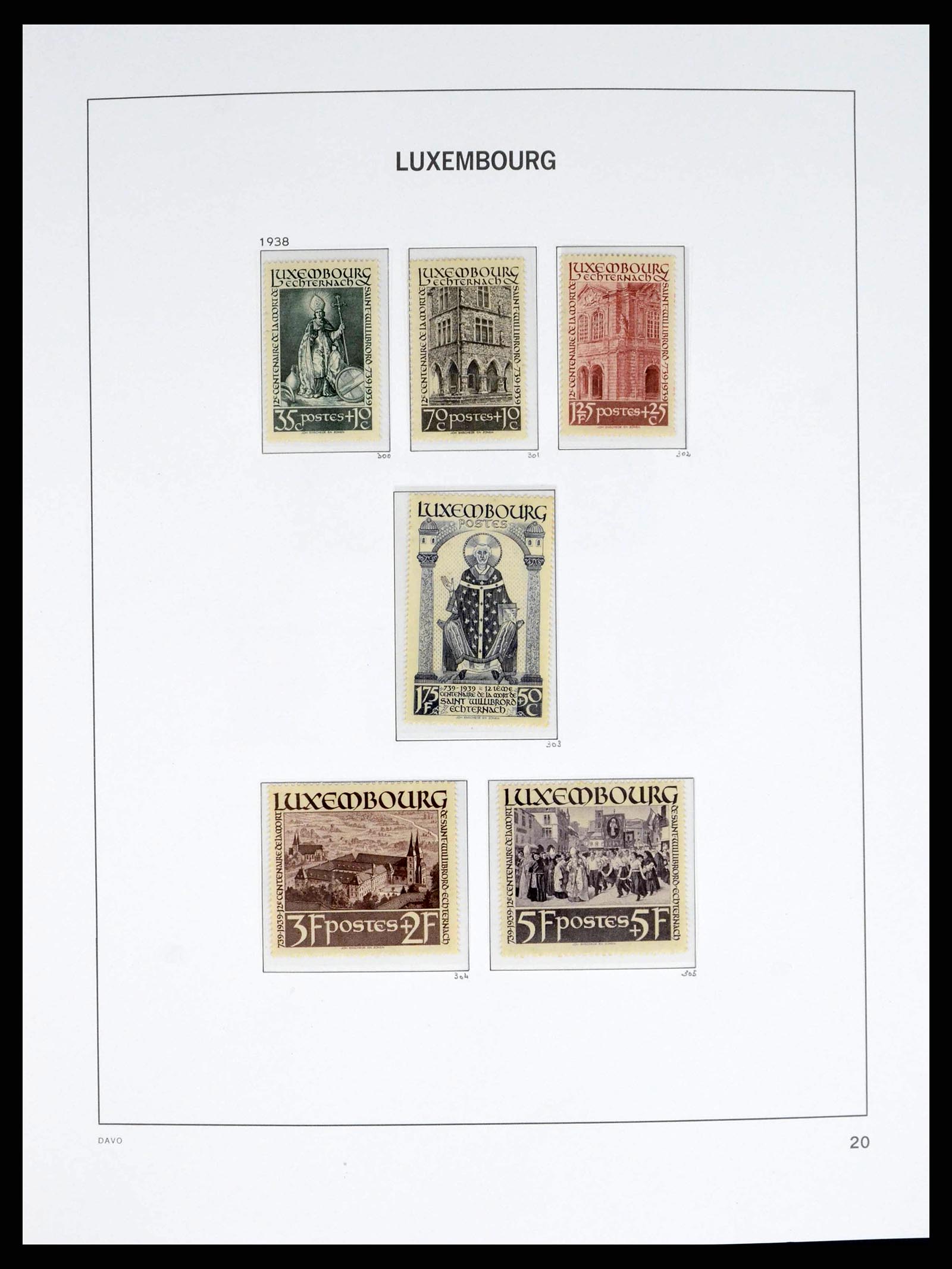 38176 0020 - Stamp collection 38176 Luxembourg 1852-2021!