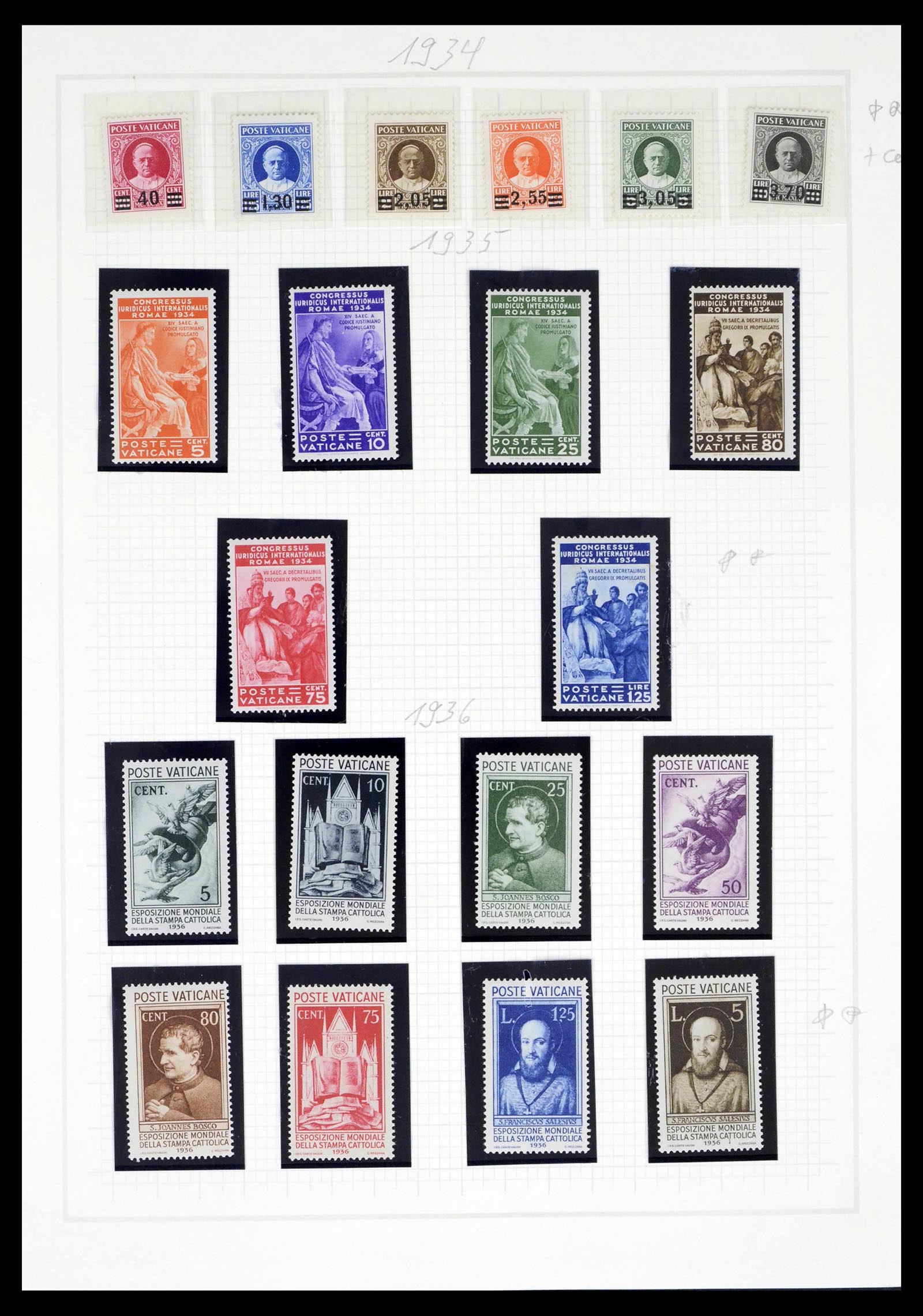 38182 0001 - Postzegelverzameling 38182 Vaticaan 1929-2015.