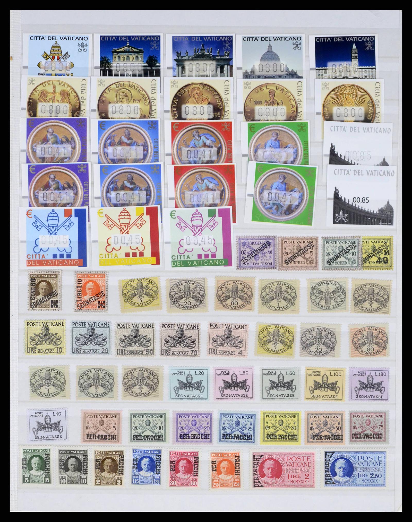 38182 0002 - Postzegelverzameling 38182 Vaticaan 1929-2015.