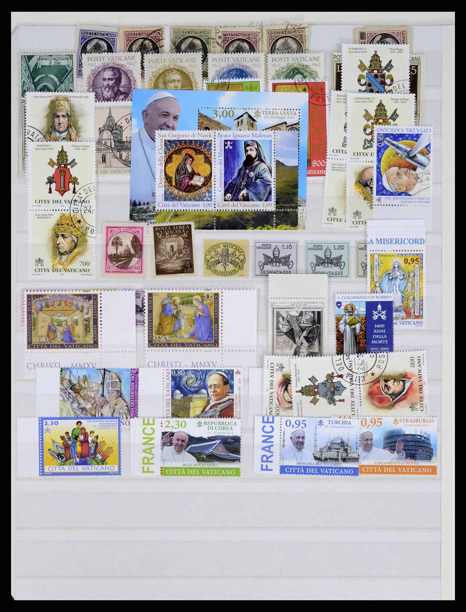 38182 0003 - Postzegelverzameling 38182 Vaticaan 1929-2015.