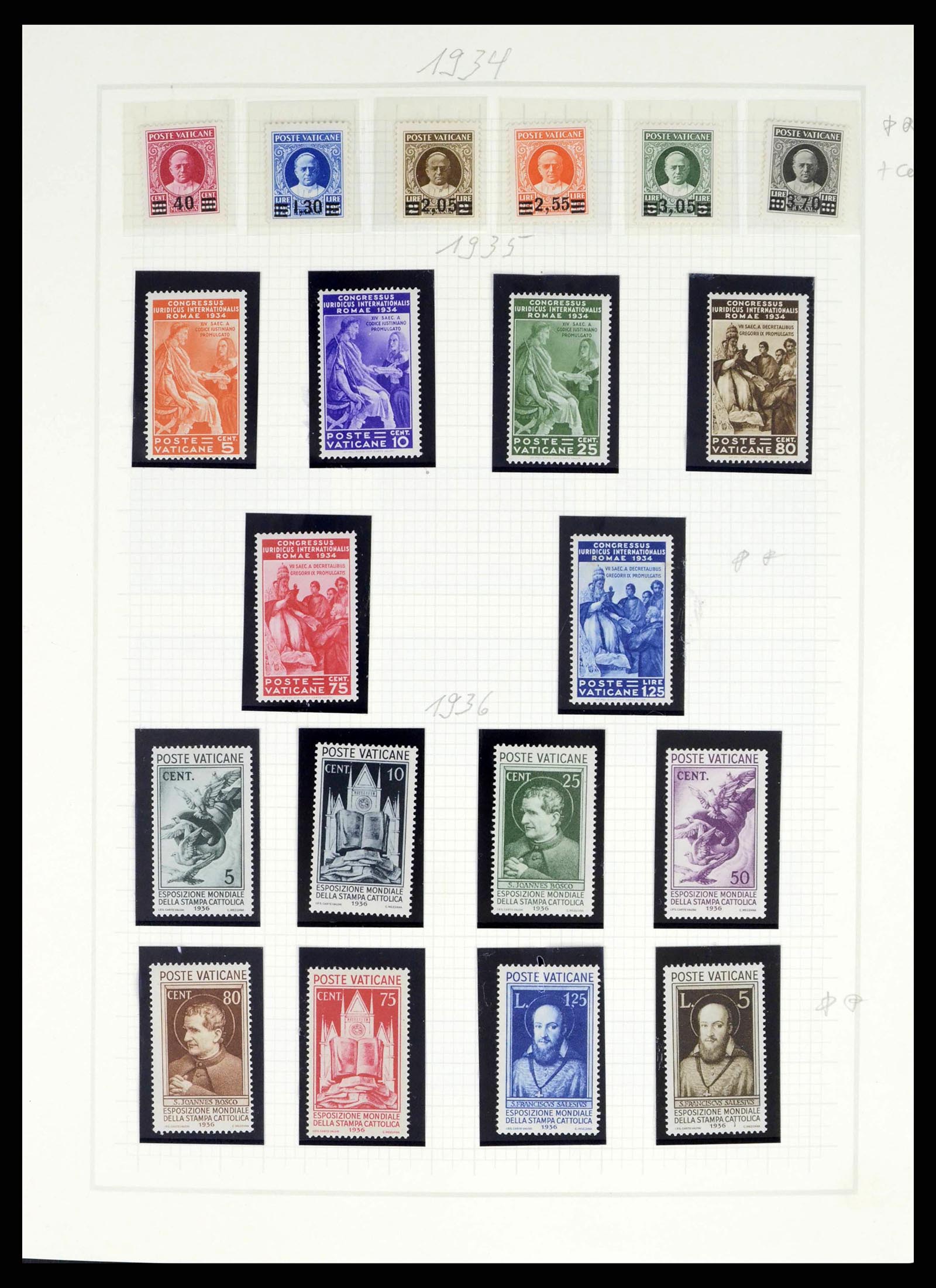 38182 0007 - Postzegelverzameling 38182 Vaticaan 1929-2015.