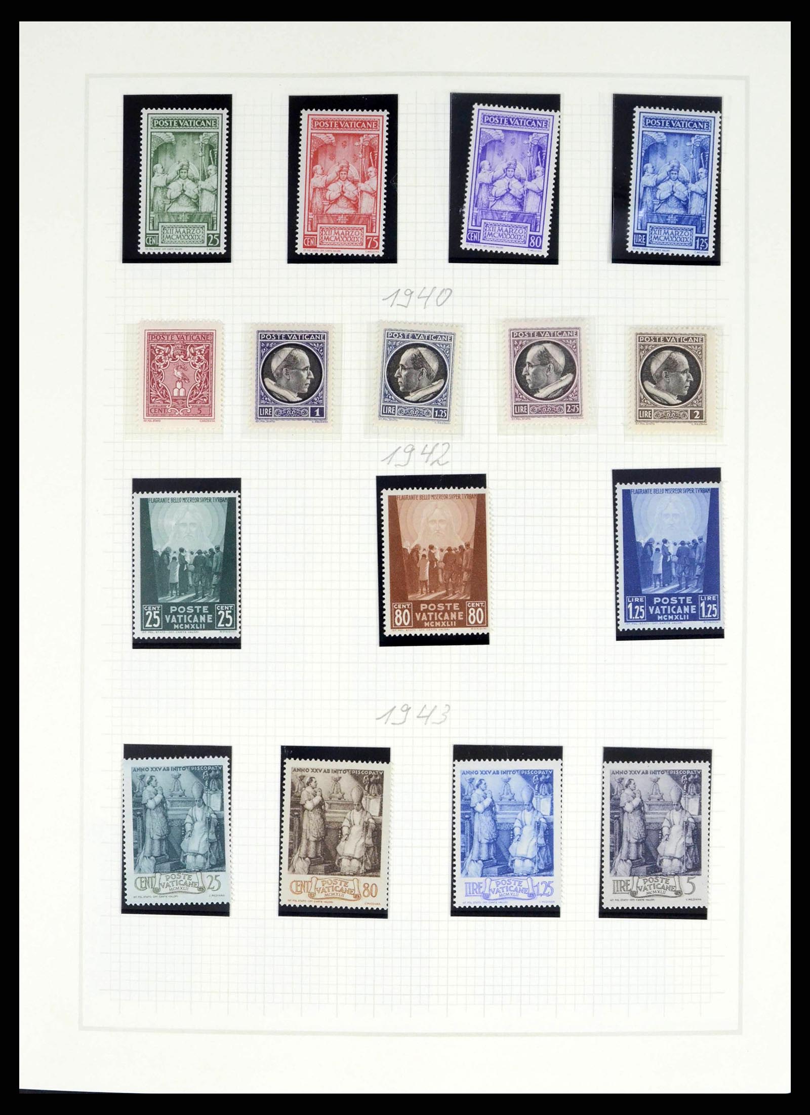 38182 0009 - Postzegelverzameling 38182 Vaticaan 1929-2015.