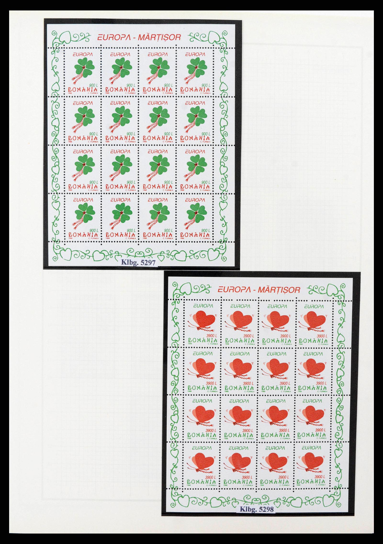 38183 0015 - Postzegelverzameling 38183 Roemenië 1998-2012.