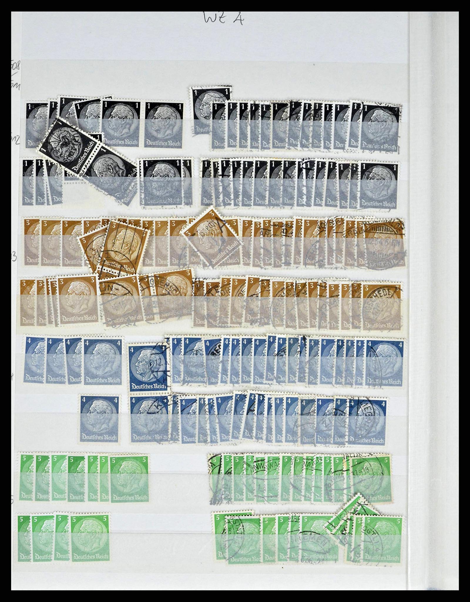 38184 0032 - Stamp collection 38184 German Reich combinations 1915-1941.