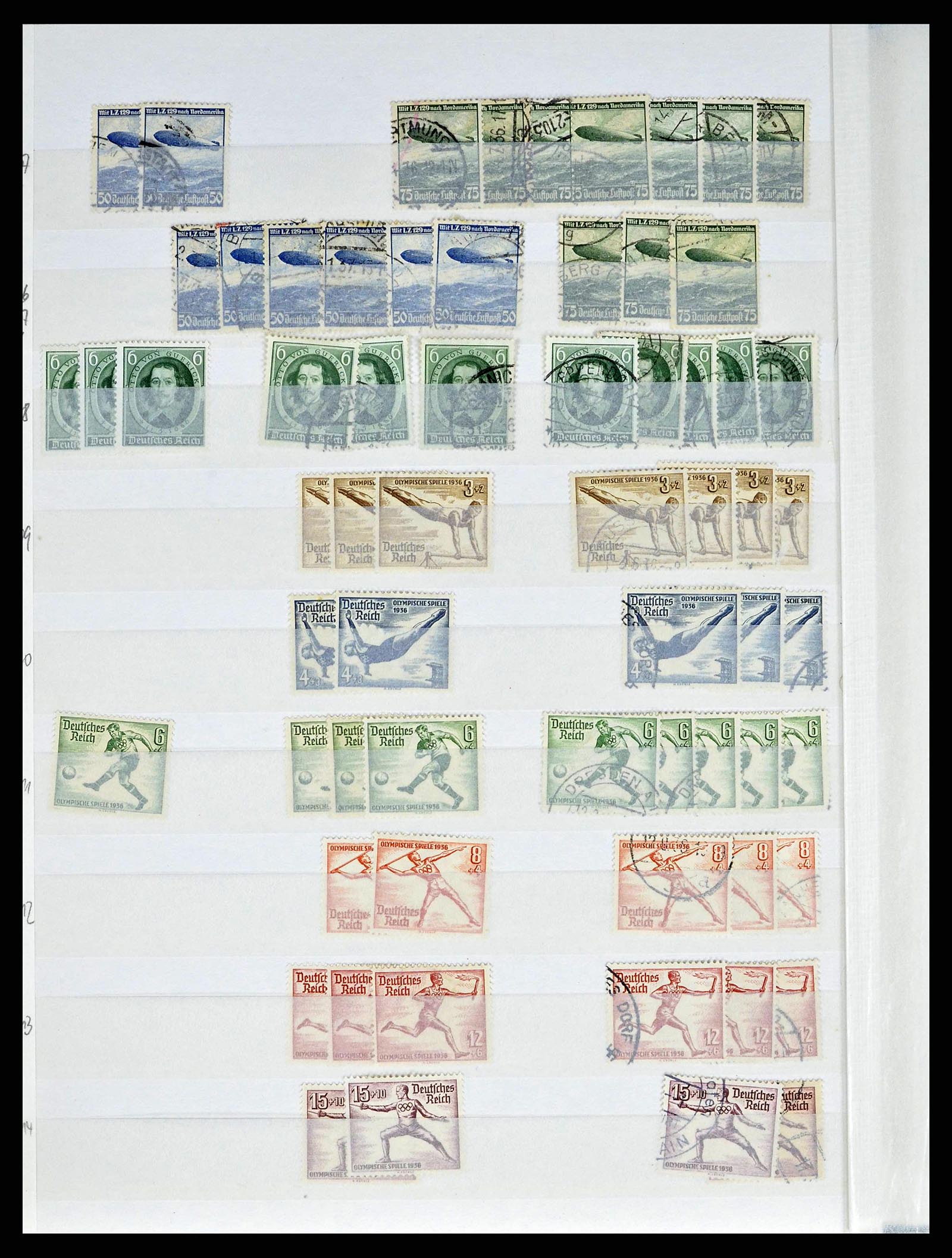 38184 0045 - Postzegelverzameling 38184 Duitse Rijk combinaties 1915-1941.